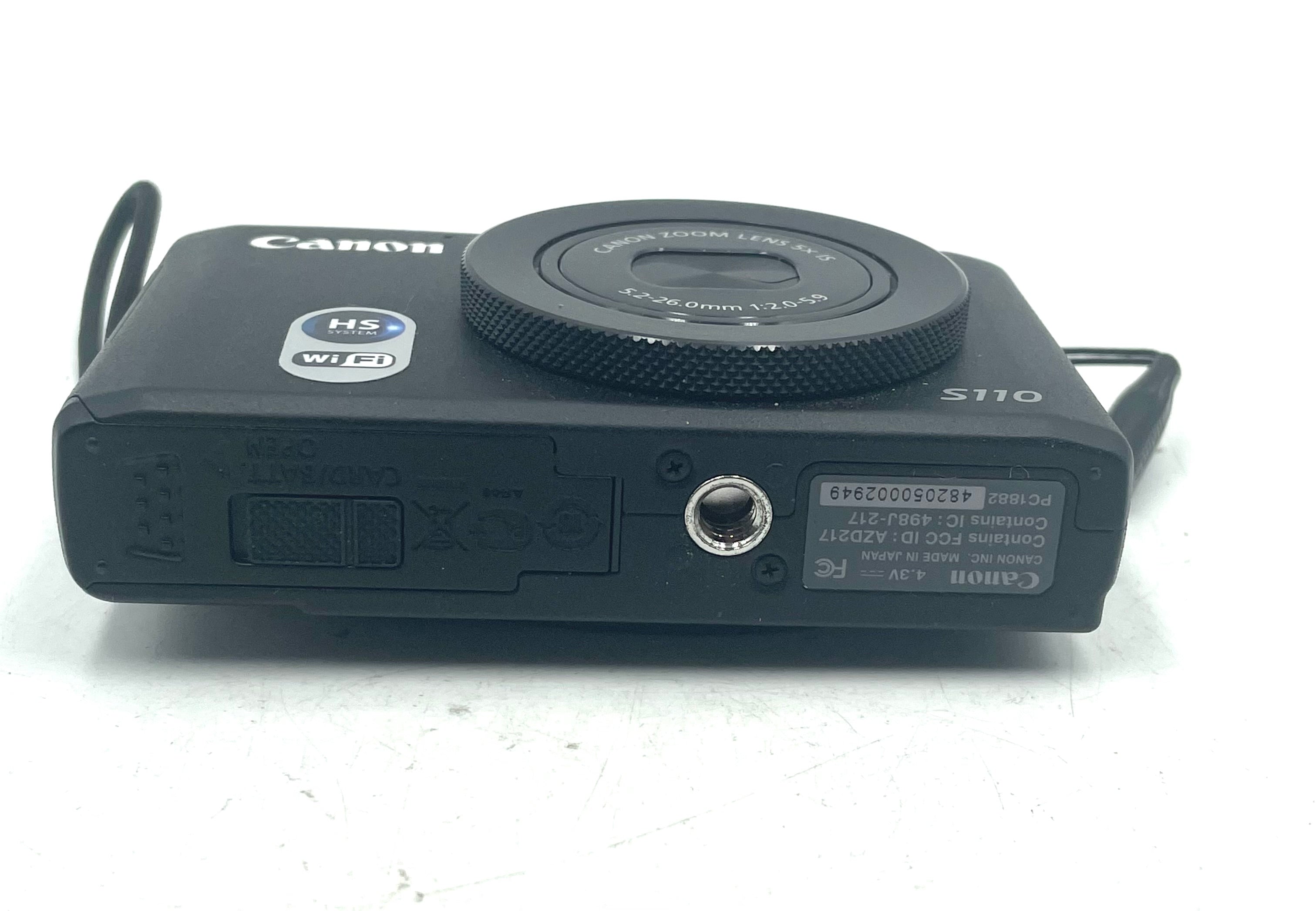 Used Canon Powershot S110 Digital Point and Shoot Camera