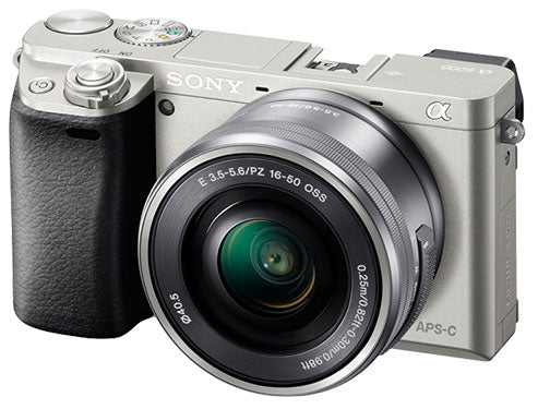 Sony Alpha a6000 Mirrorless Digital Camera w/16-50mm PZ Lens (Silver)