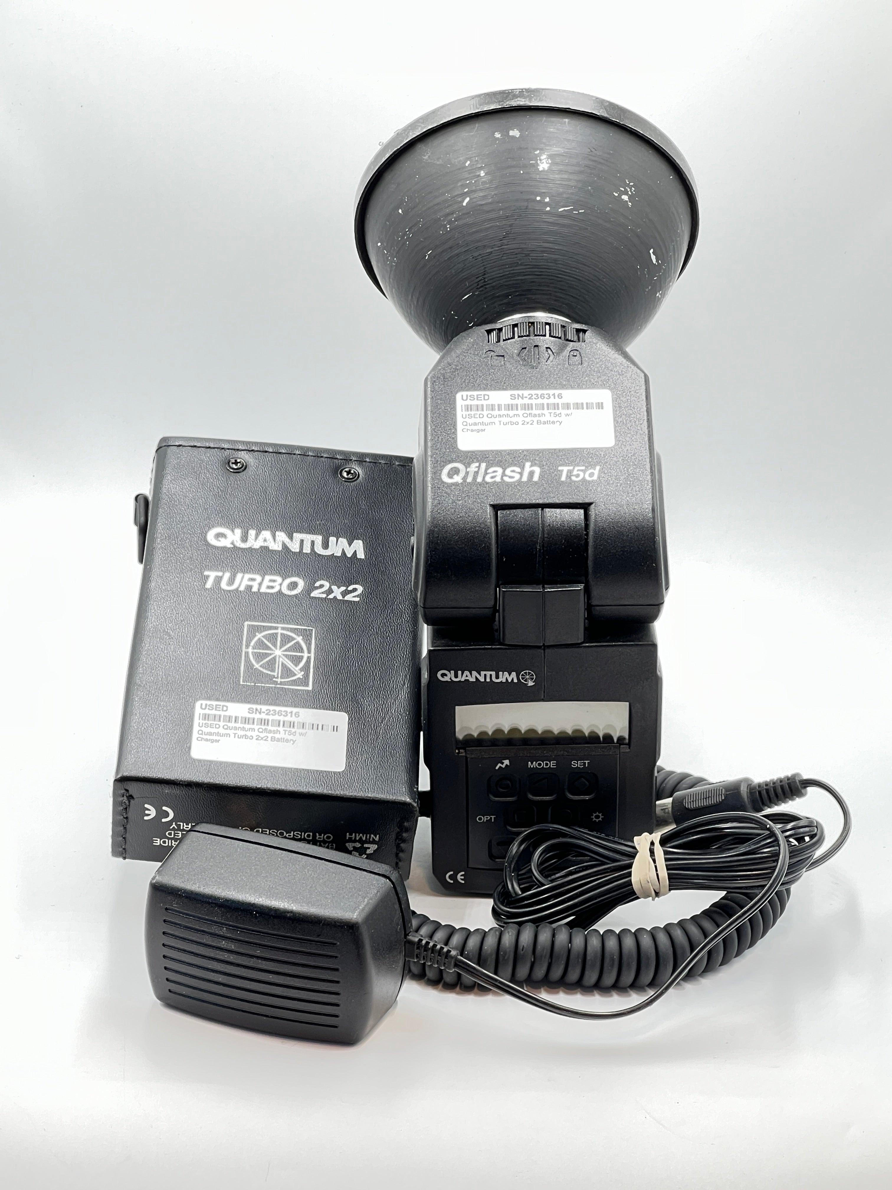 USED Quantum Qflash T5d w/ Quantum Turbo 2x2 Battery