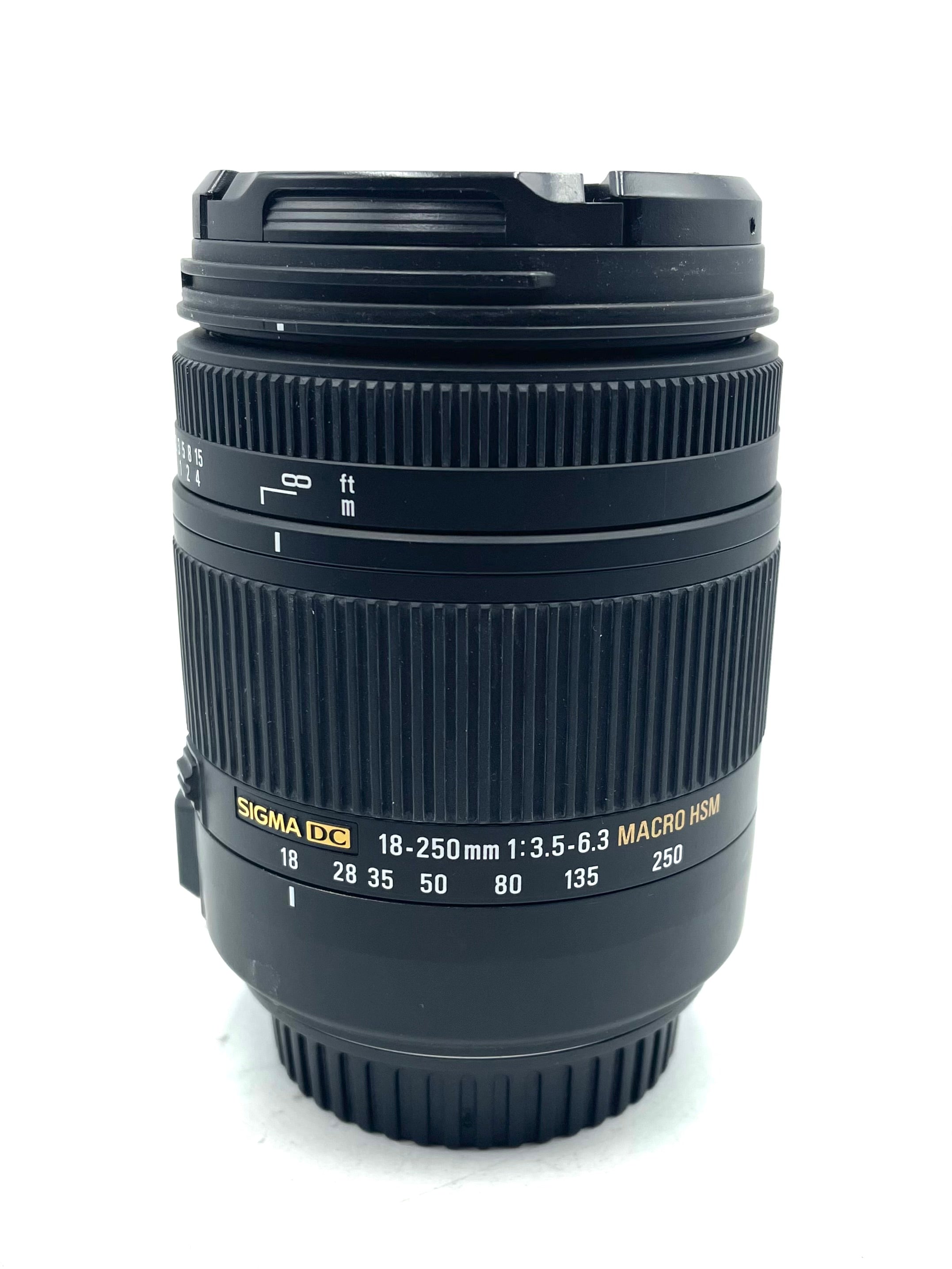 Used Sigma 18-250mm f3.5-6.3 HSM for Canon EF