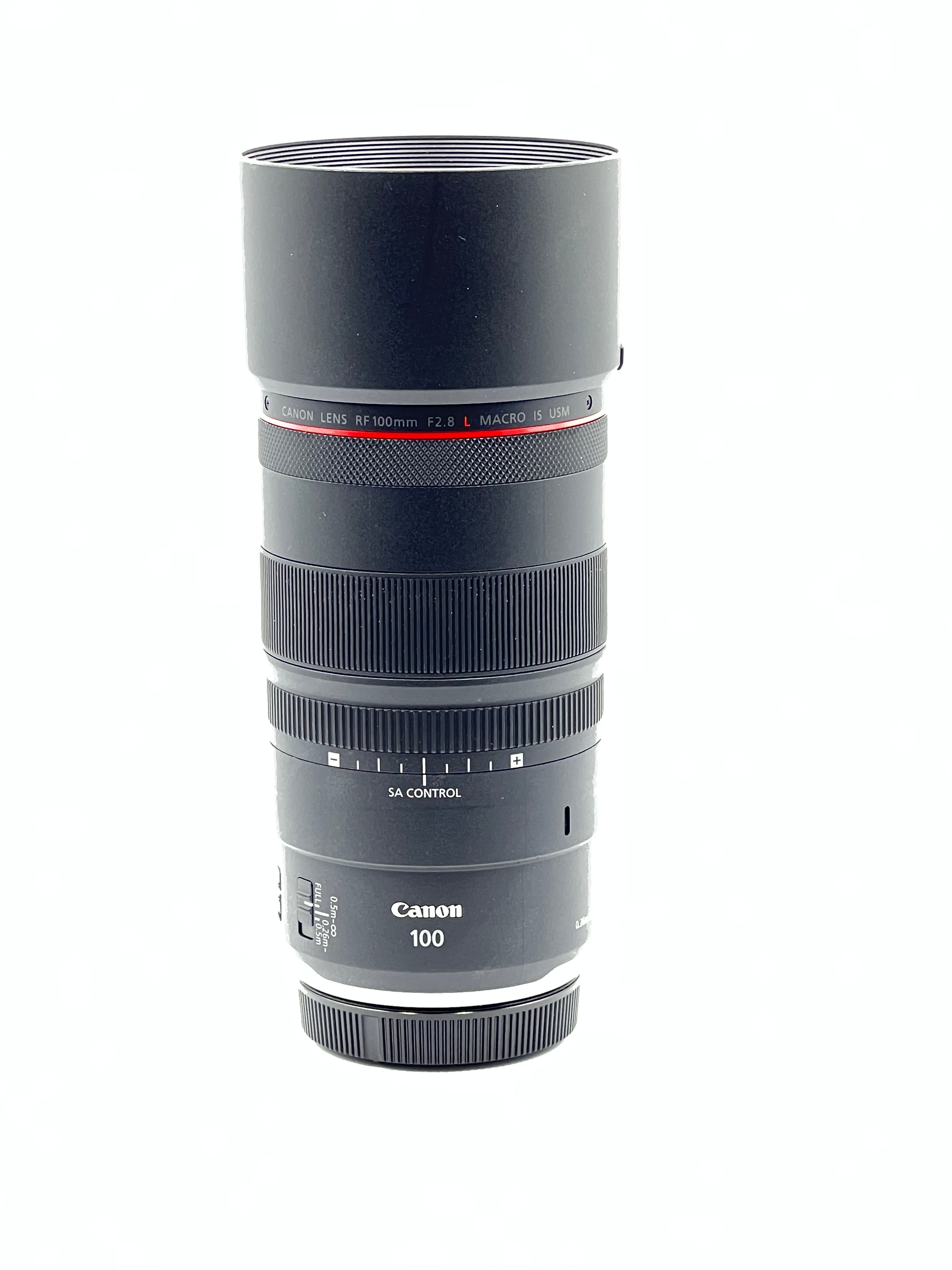 Used Canon RF 100mm F2.8 L MACRO IS USM Lens