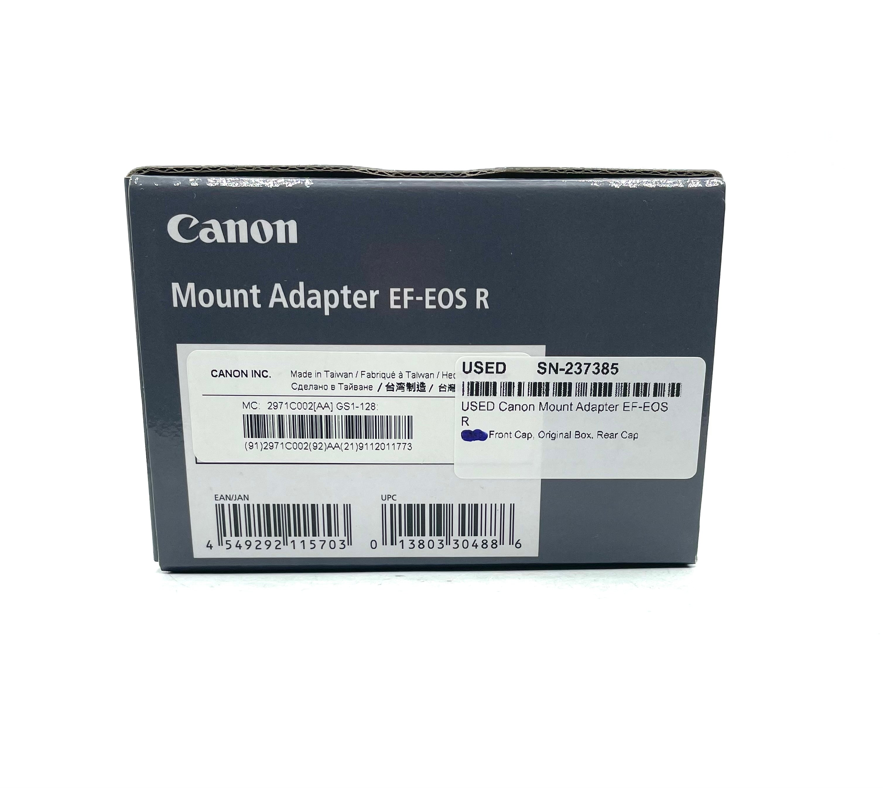 USED Canon Mount Adapter EF-EOS R