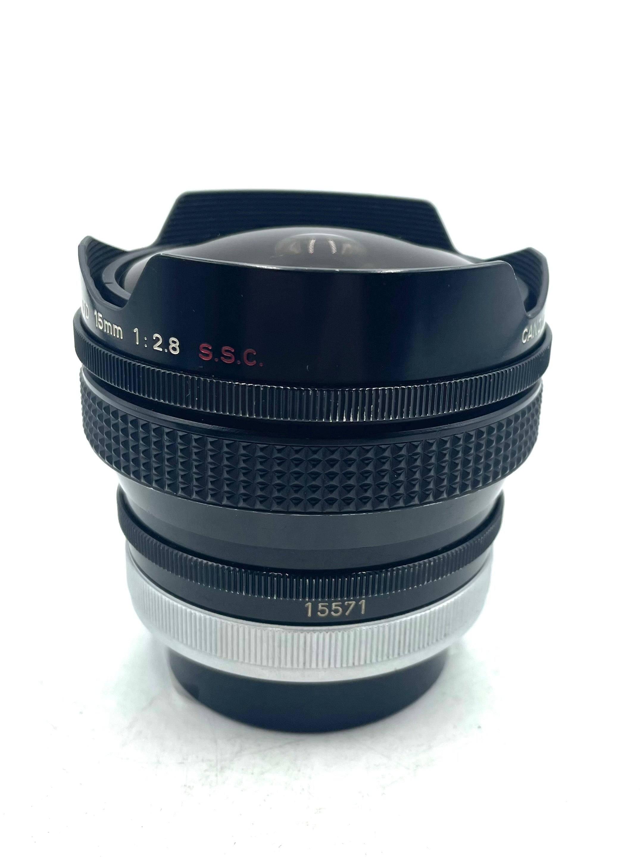 Used Canon 15mm f2.8 FD SSC Fisheye