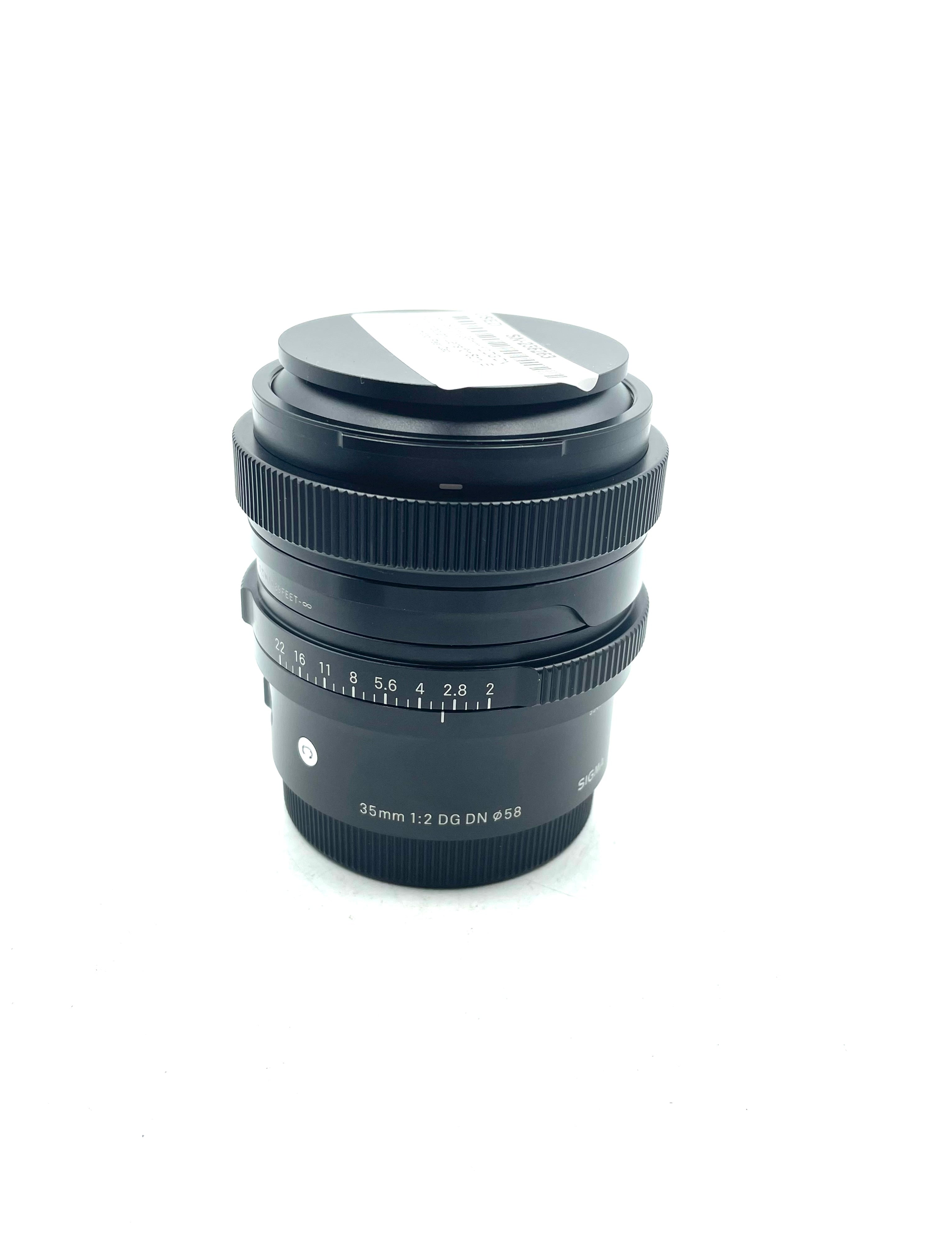 Used Sigma 35mm f/2 DG DN Contemporary Lens for Sony E