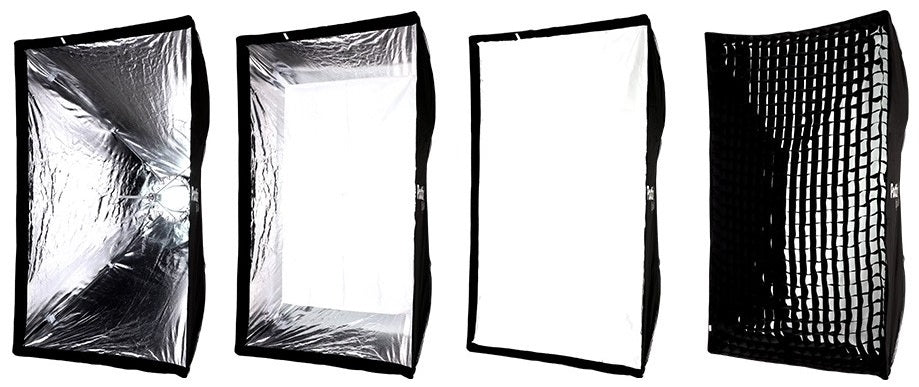 Phottix Raja Rectangular Softbox with Grid (32"x47")