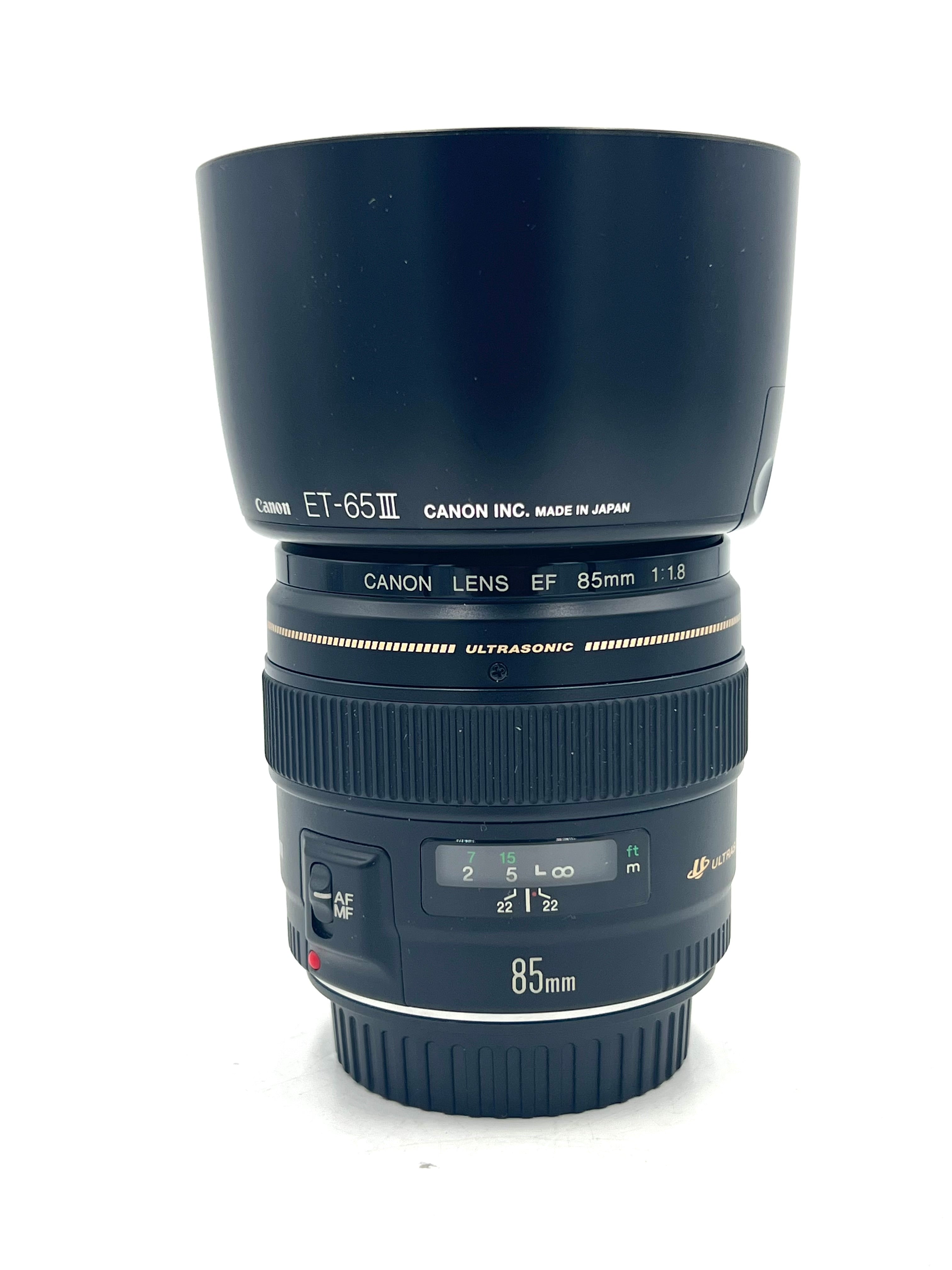 USED Canon 85mm f1.8 USM AF Lens