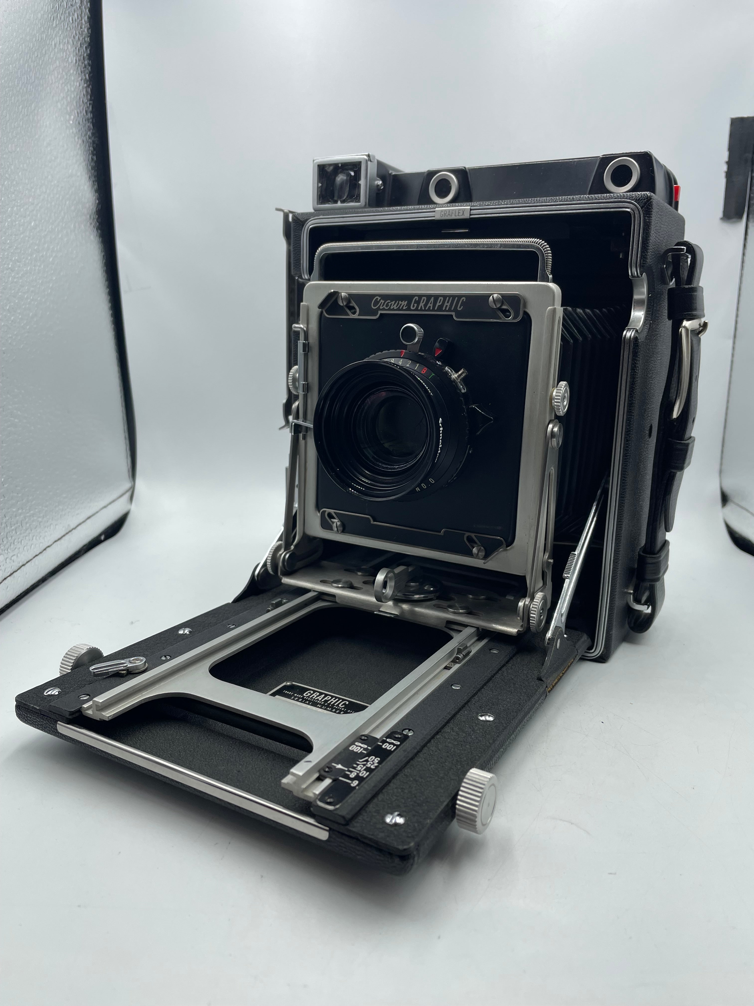 USED Graflex Crown Graphic with Schneider Symmar-S 5.6 135mm Copal-0