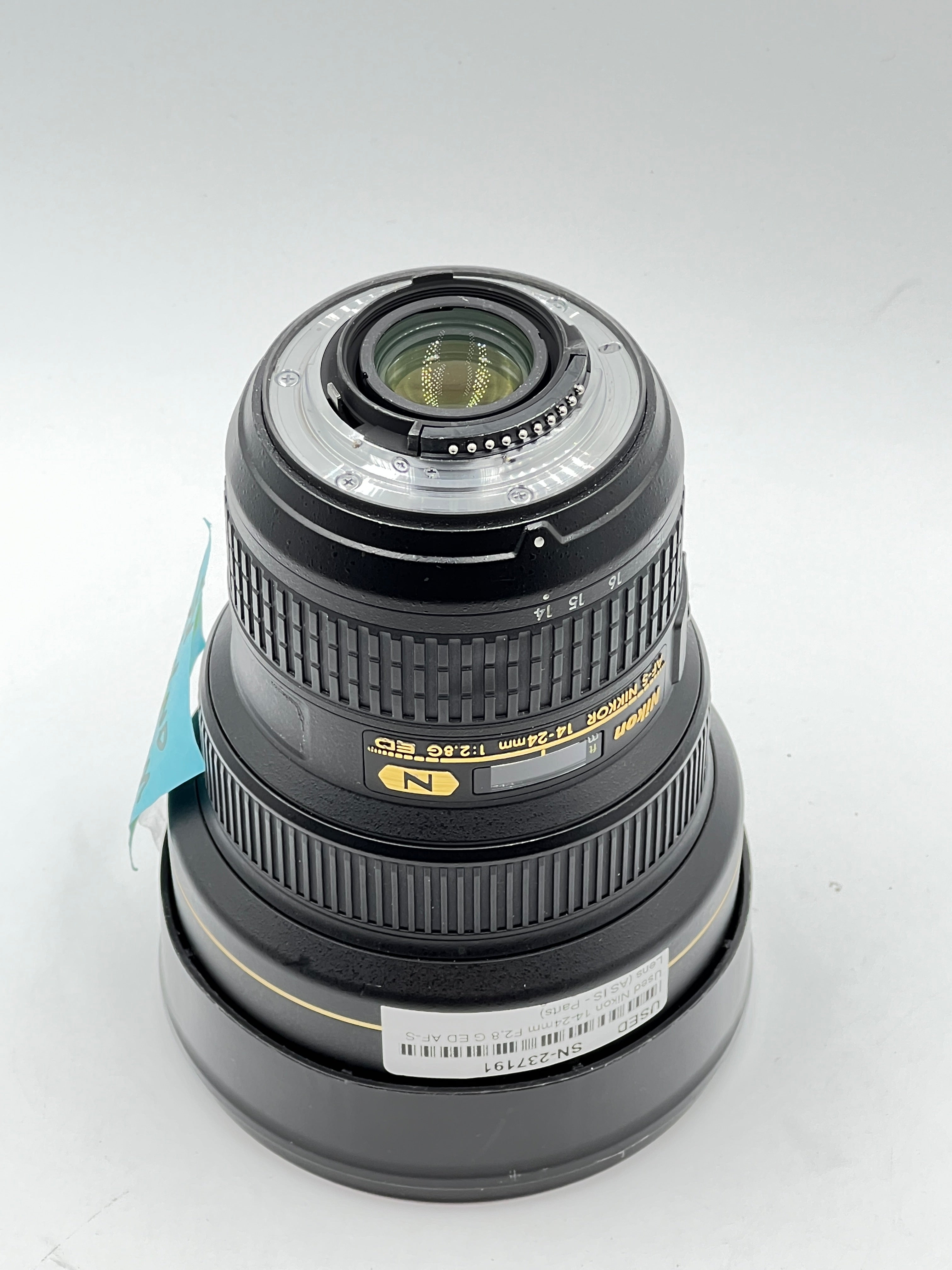 Used Nikon 14-24mm F2.8 G ED AF-S Lens (AS IS - Parts)