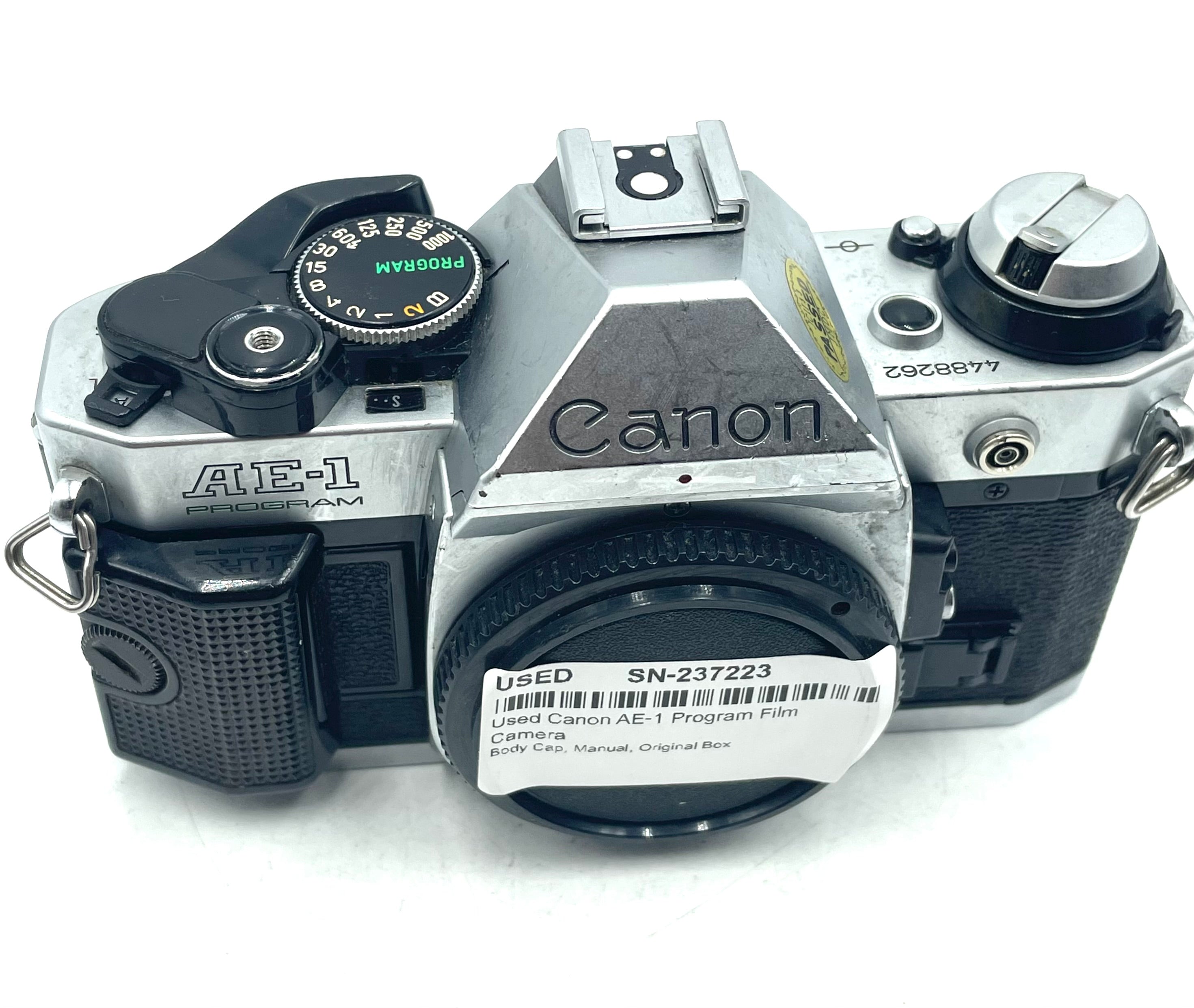 Used Canon AE-1 Program Film Camera