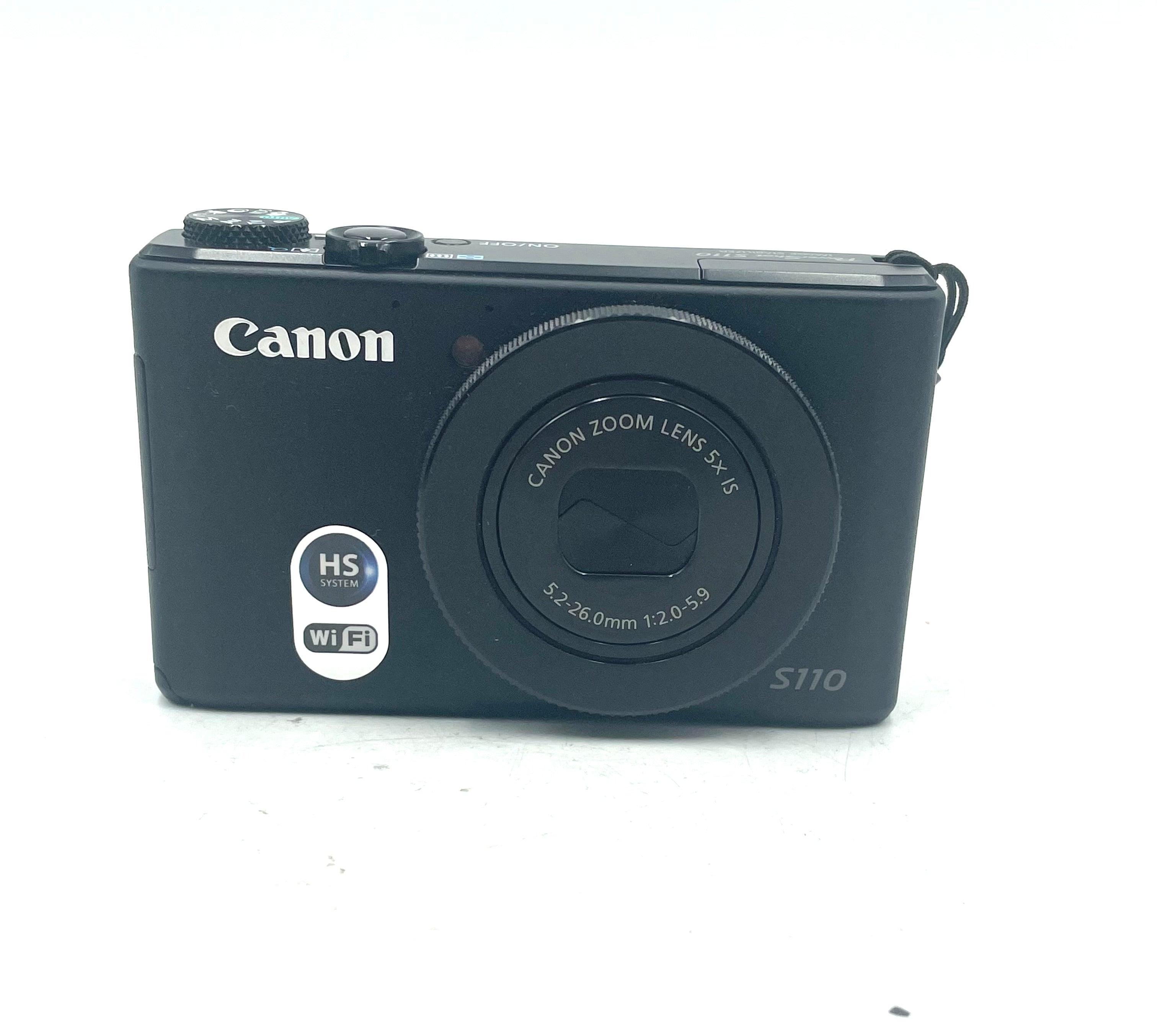 Used Canon Powershot S110 Digital Point and Shoot Camera