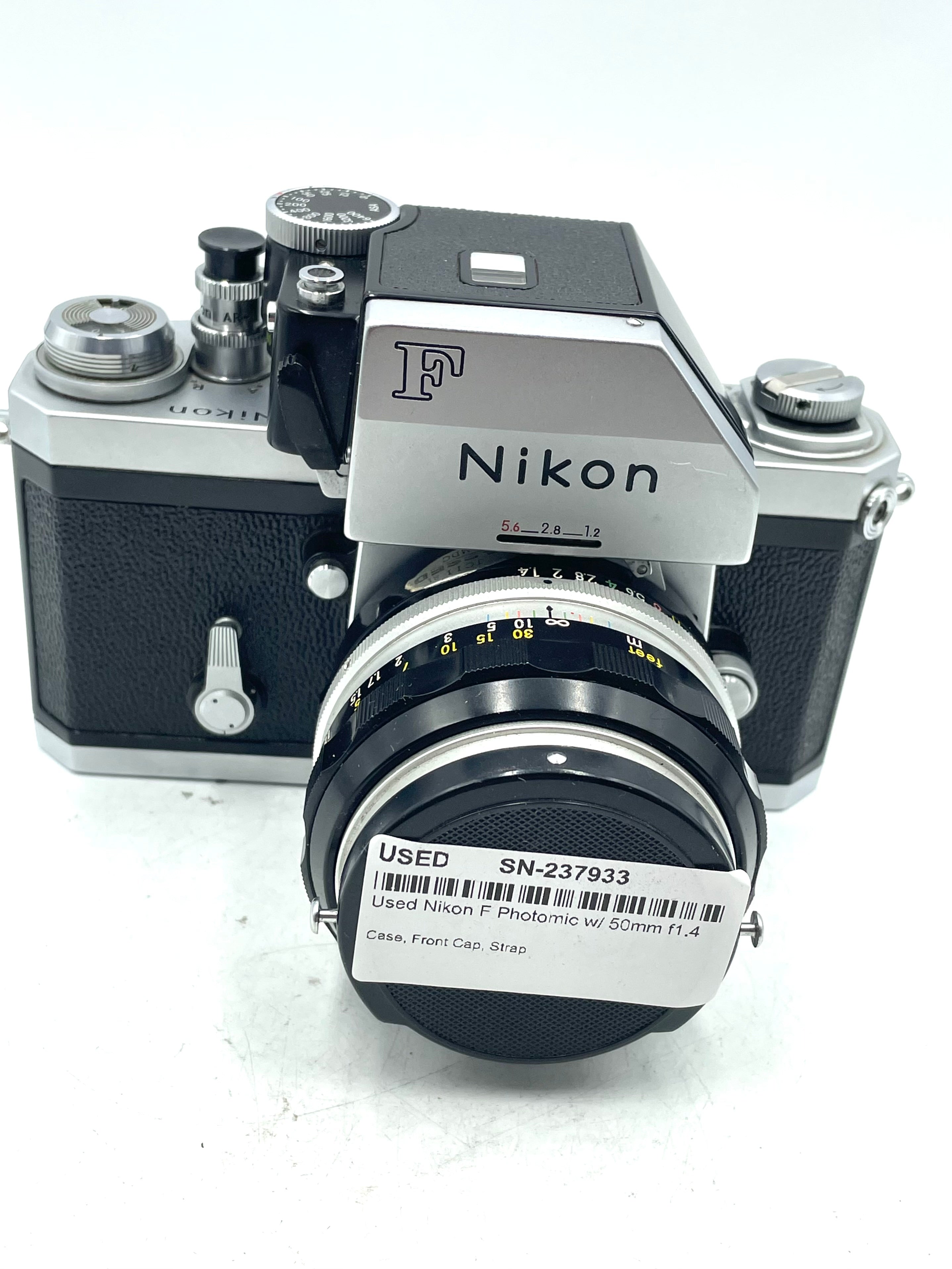 Used Nikon F Photomic w/ 50mm f1.4