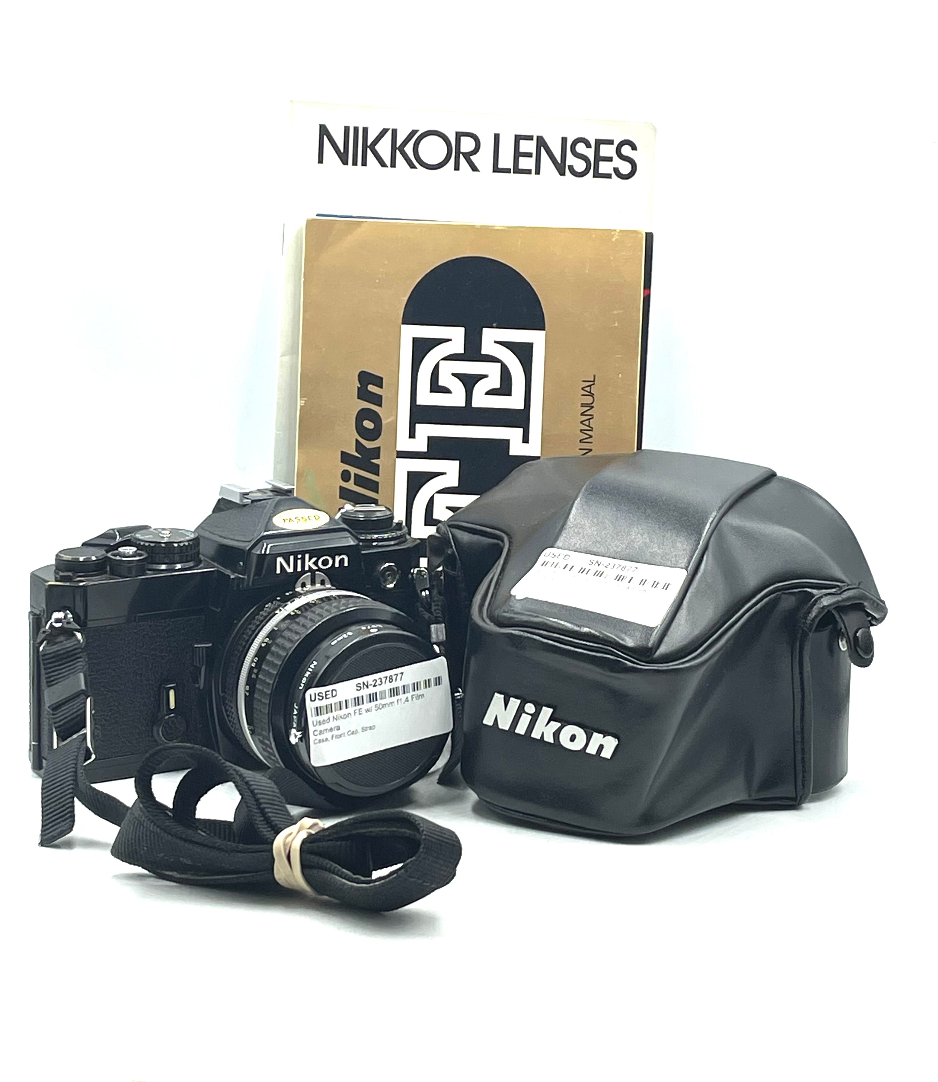 Used Nikon FE w/ 50mm f1.4 Film Camera