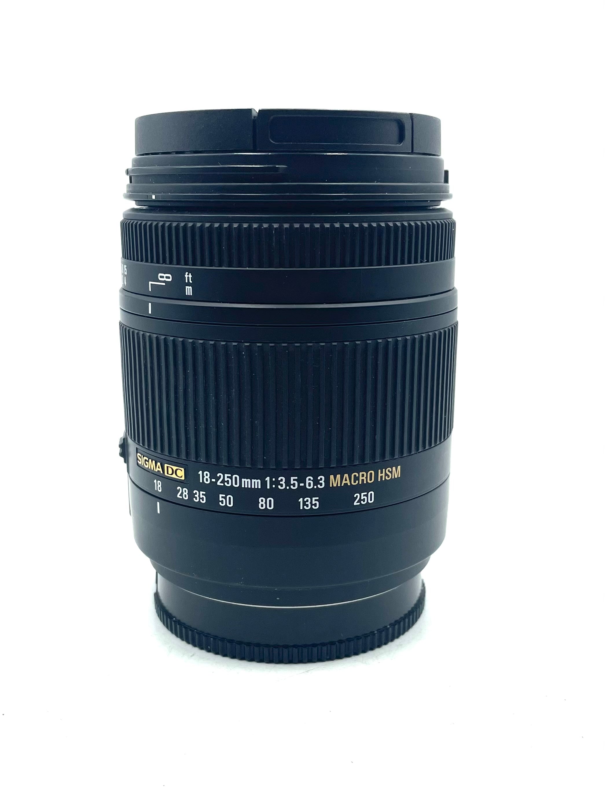 USED Sigma18-250mm F3.5-6.3 Di II Lens For Sony