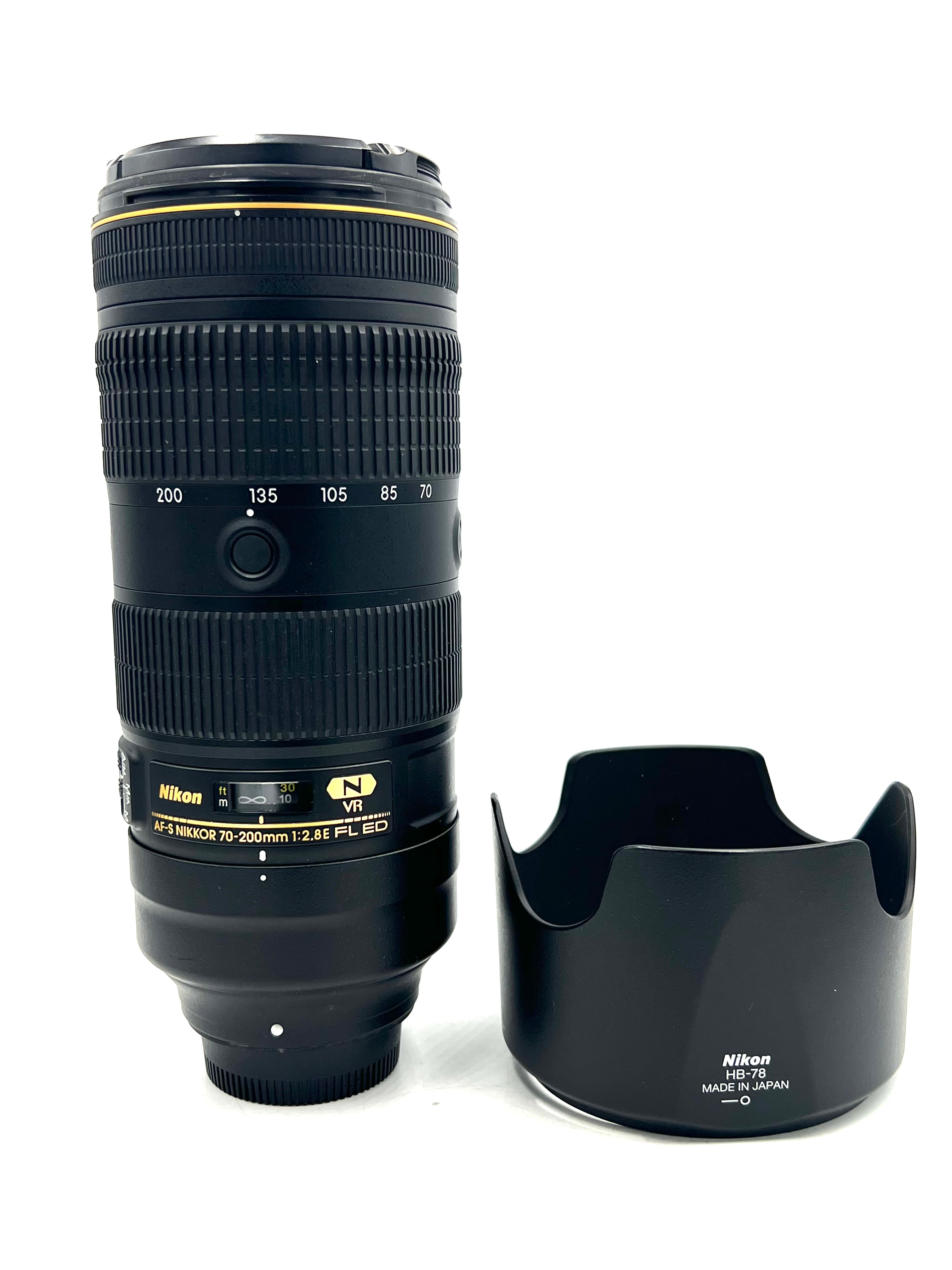 USED Nikon 70-200mm F2.8 E FL ED VR AF-S Lens