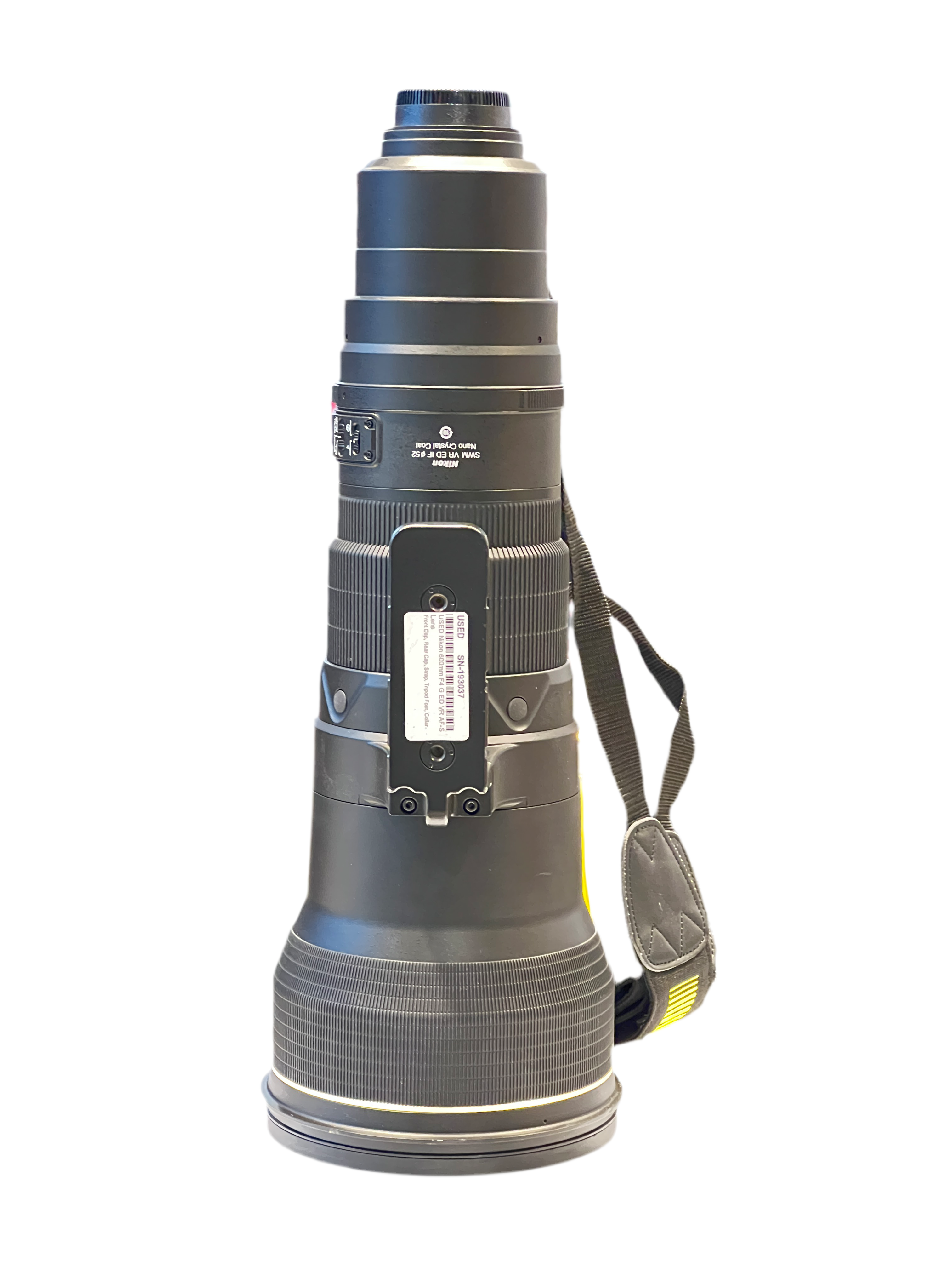 USED Nikon 600mm F4 G ED VR AF-S Lens - Recently Serviced by Nikon USA