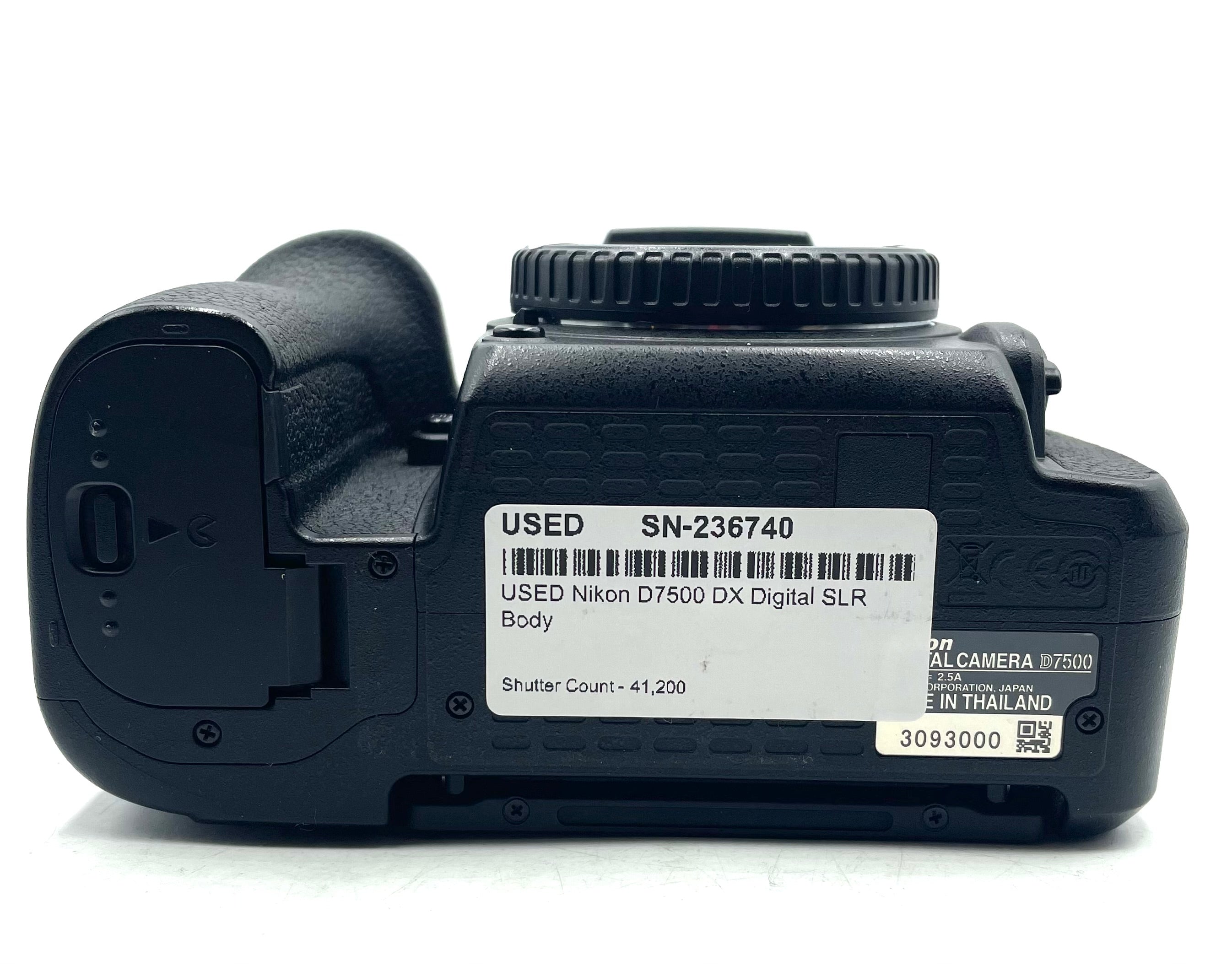 USED Nikon D7500 DX Digital SLR Body