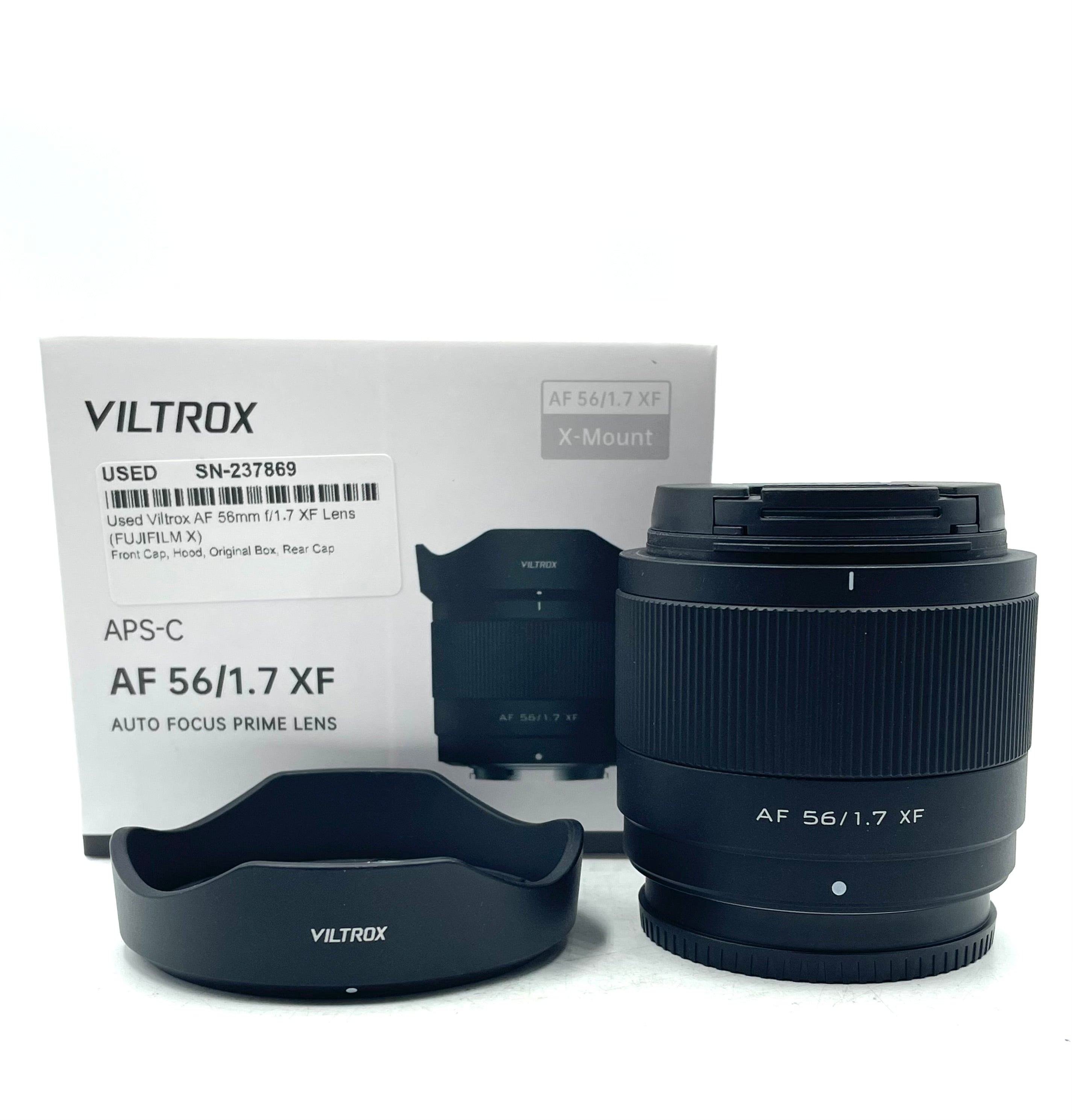 Used Viltrox AF 56mm f/1.7 XF Lens (FUJIFILM X)