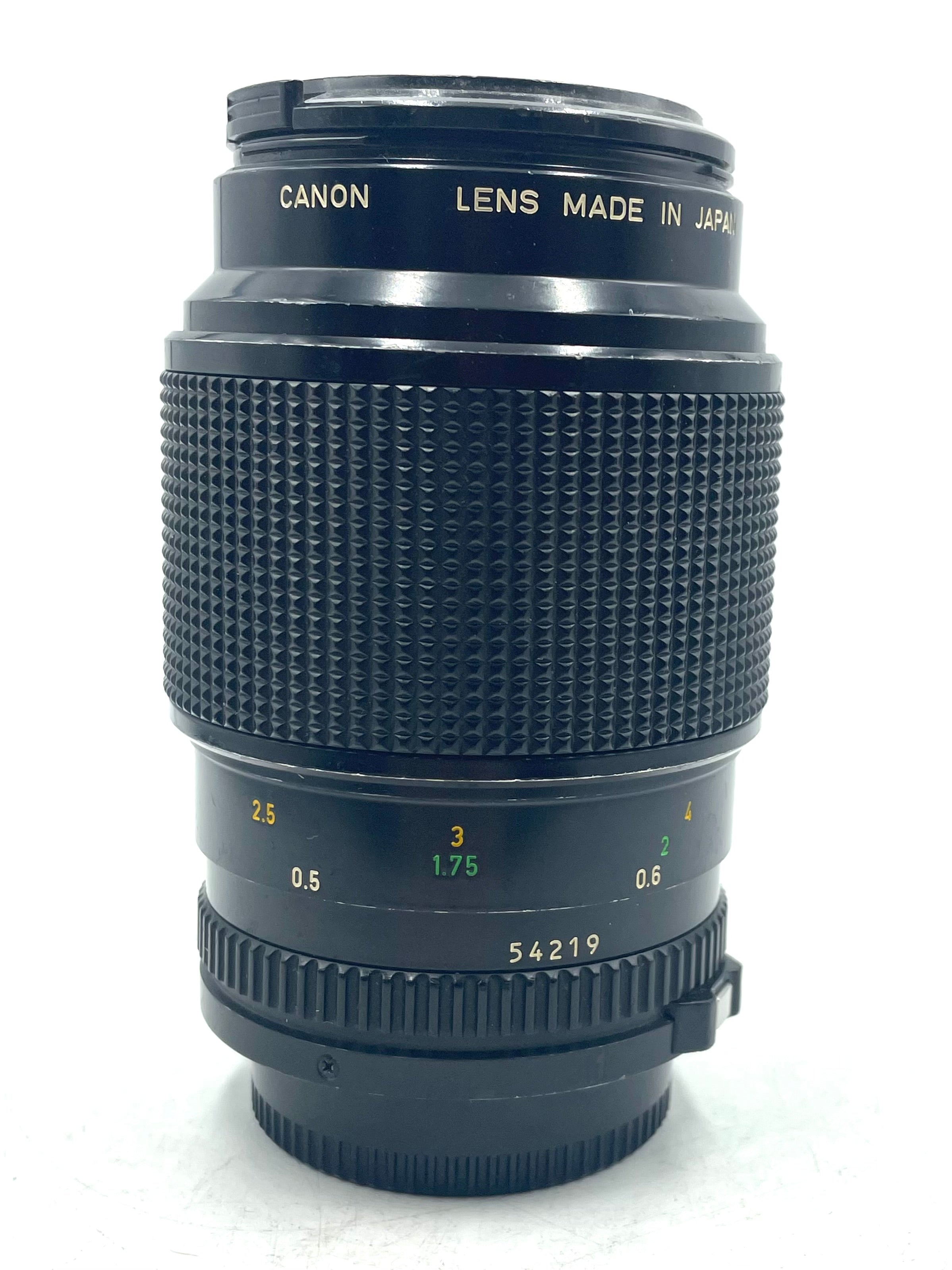 Used Canon 100mm f4 FD Macro w/ Extension Tube