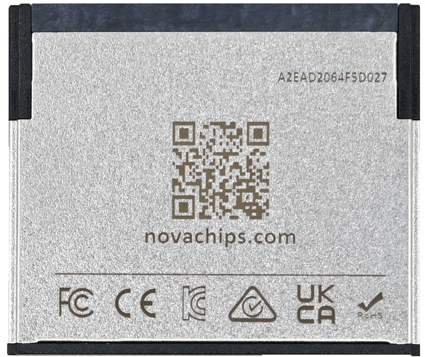 novachips 512GB CFast 2.0 Memory Card