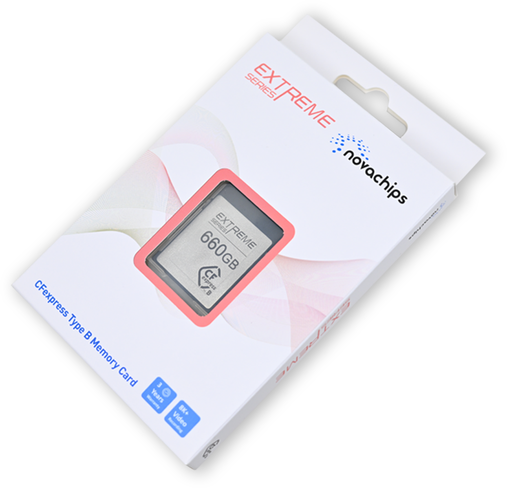 novachips 660GB CFexpress 2.0 Type B Memory Card