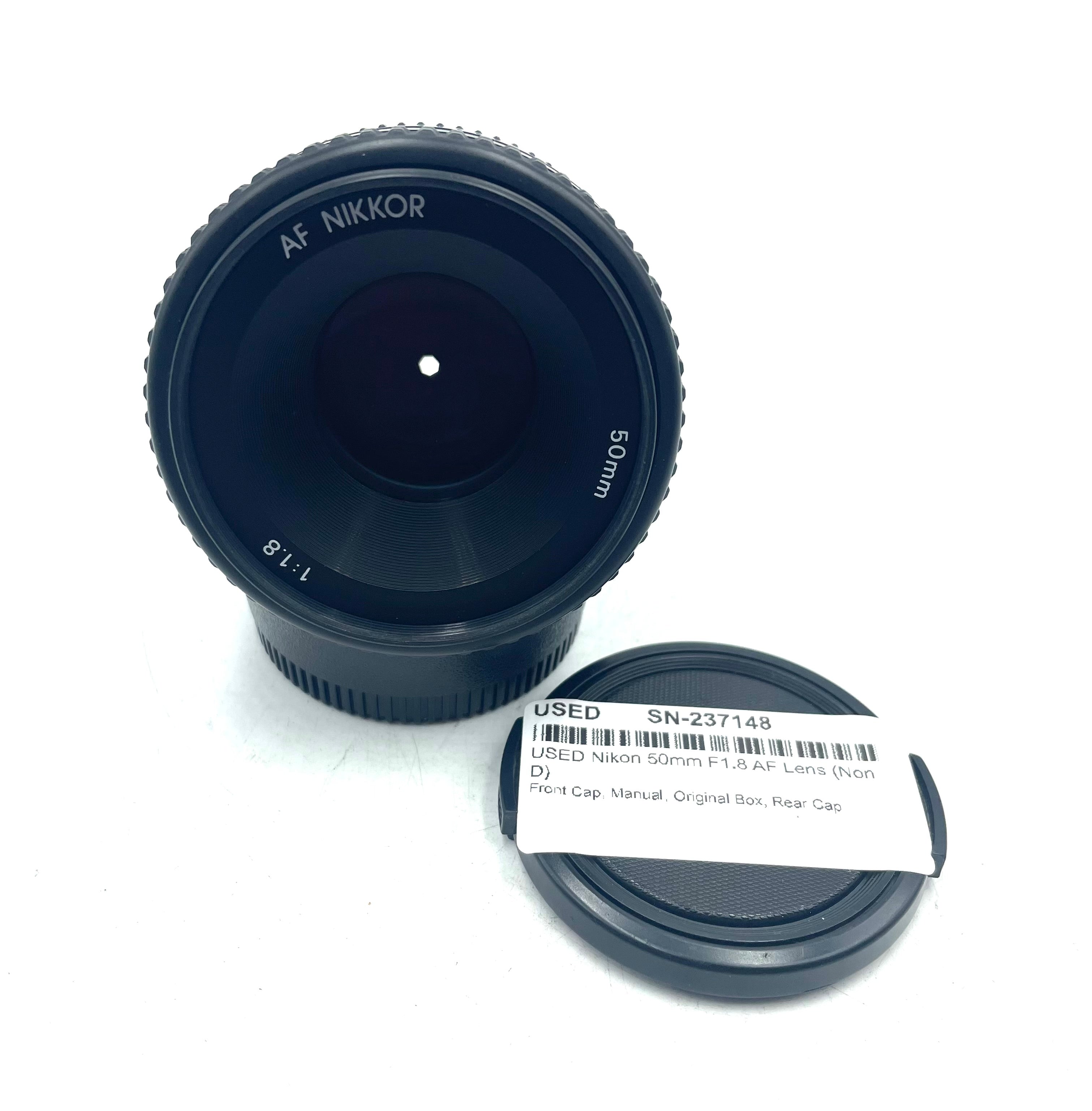 USED Nikon 50mm F1.8 AF Lens (Non D)