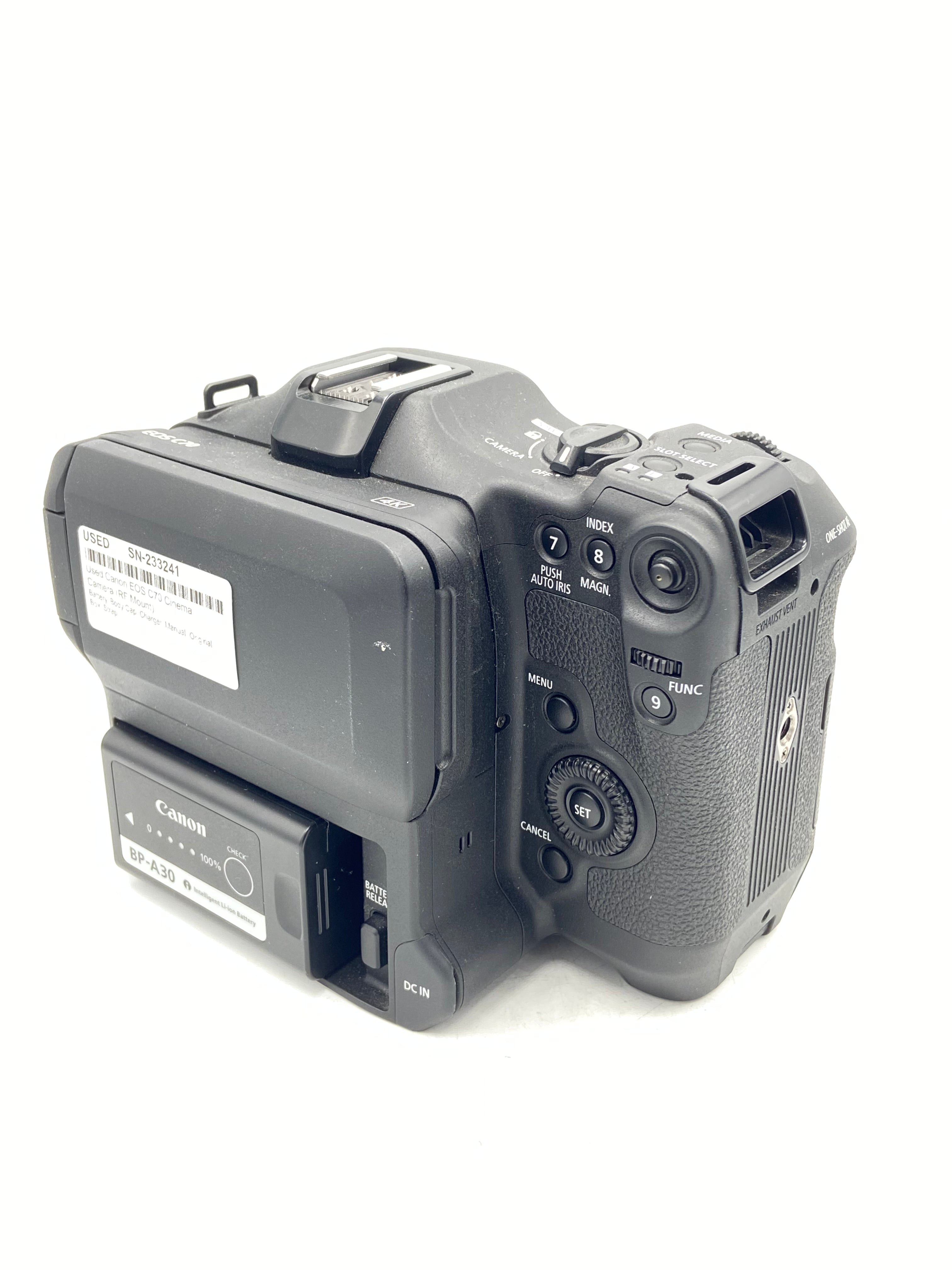 Used Canon EOS C70 Cinema Camera (RF Mount)