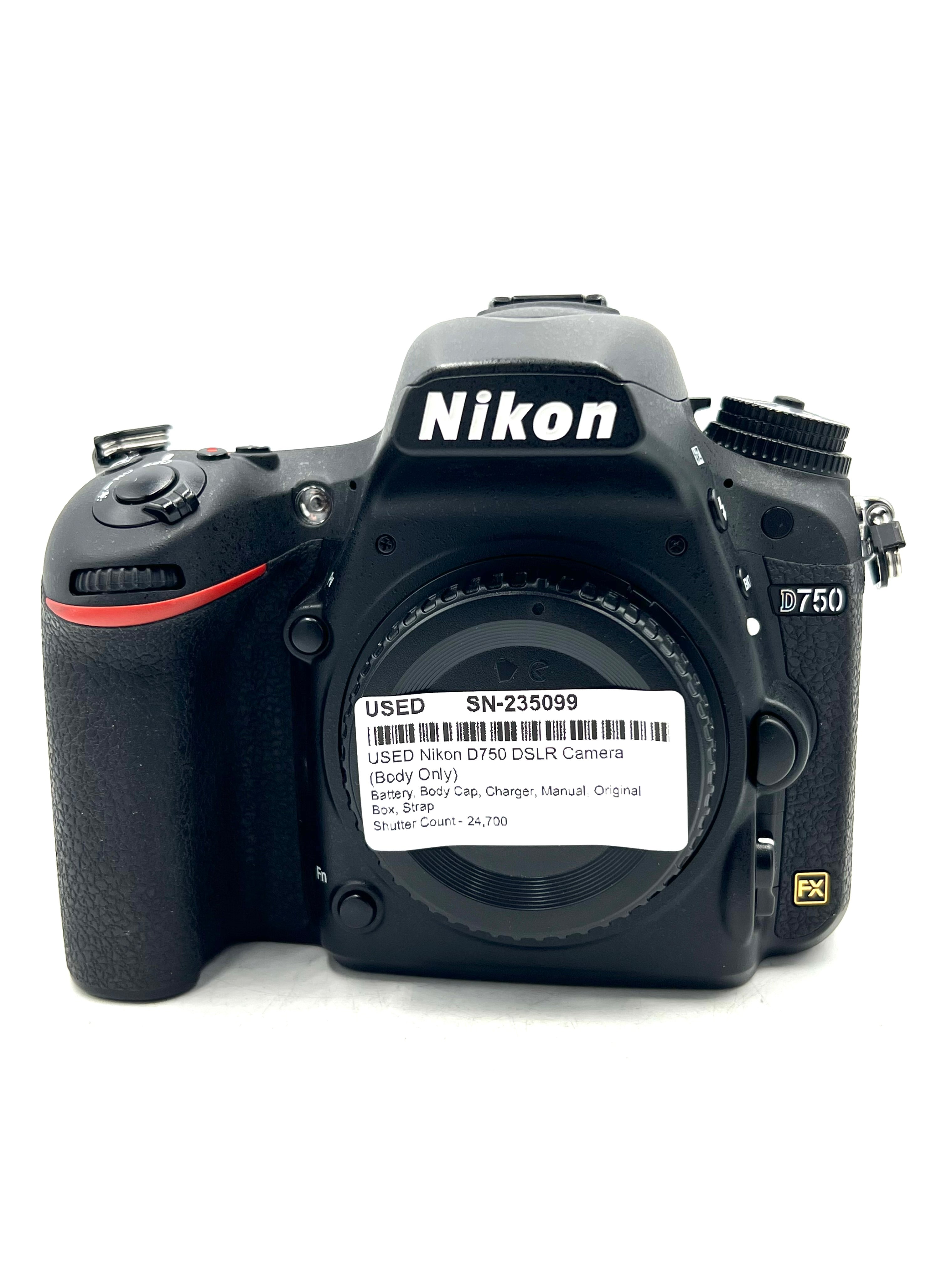 USED Nikon D750 DSLR Camera (Body Only)