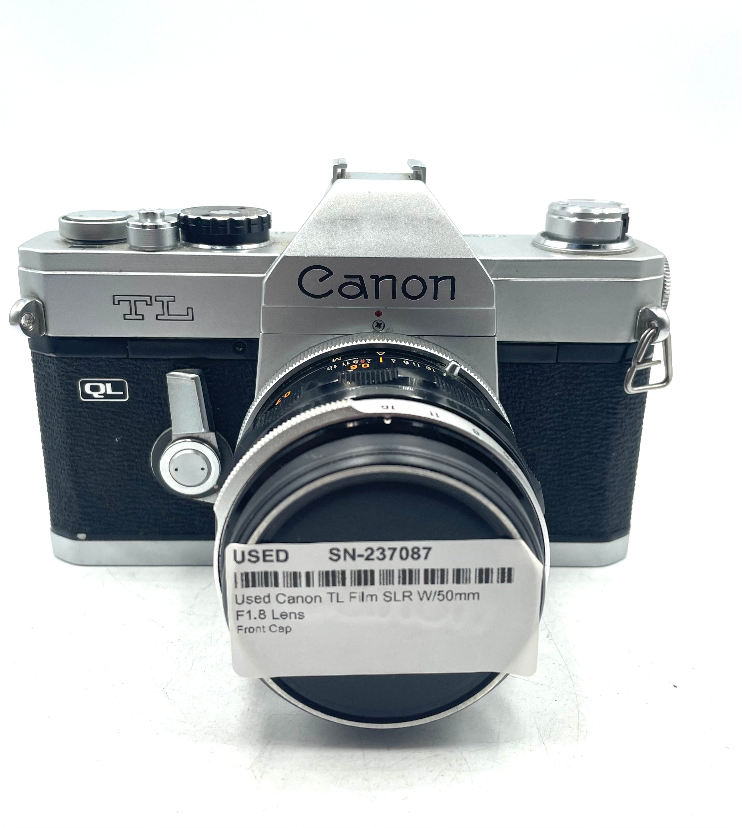 Used Canon TL Film SLR W/50mm F1.8 Lens