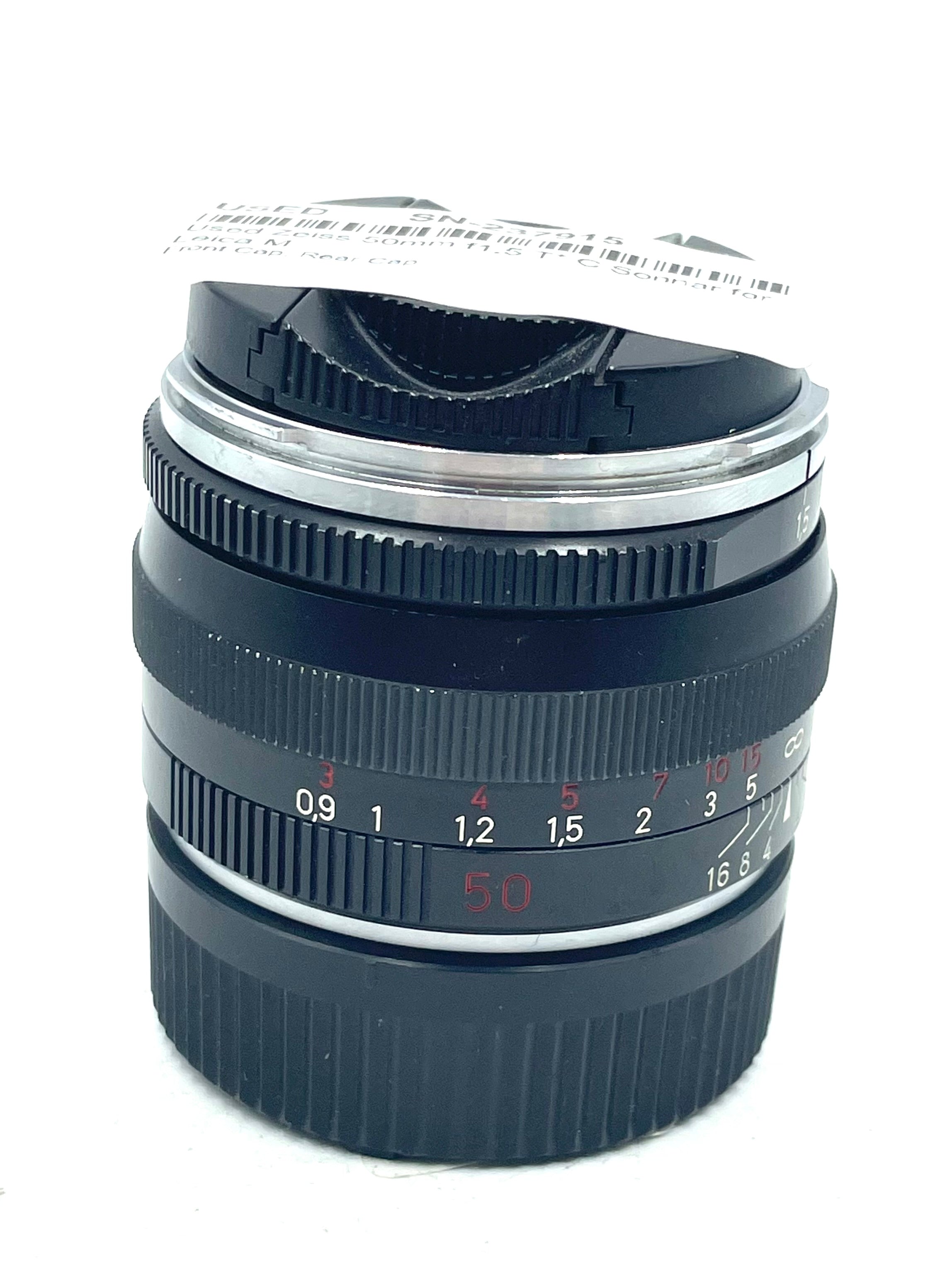 Used Zeiss 50mm f1.5 T* C Sonnar for Leica M