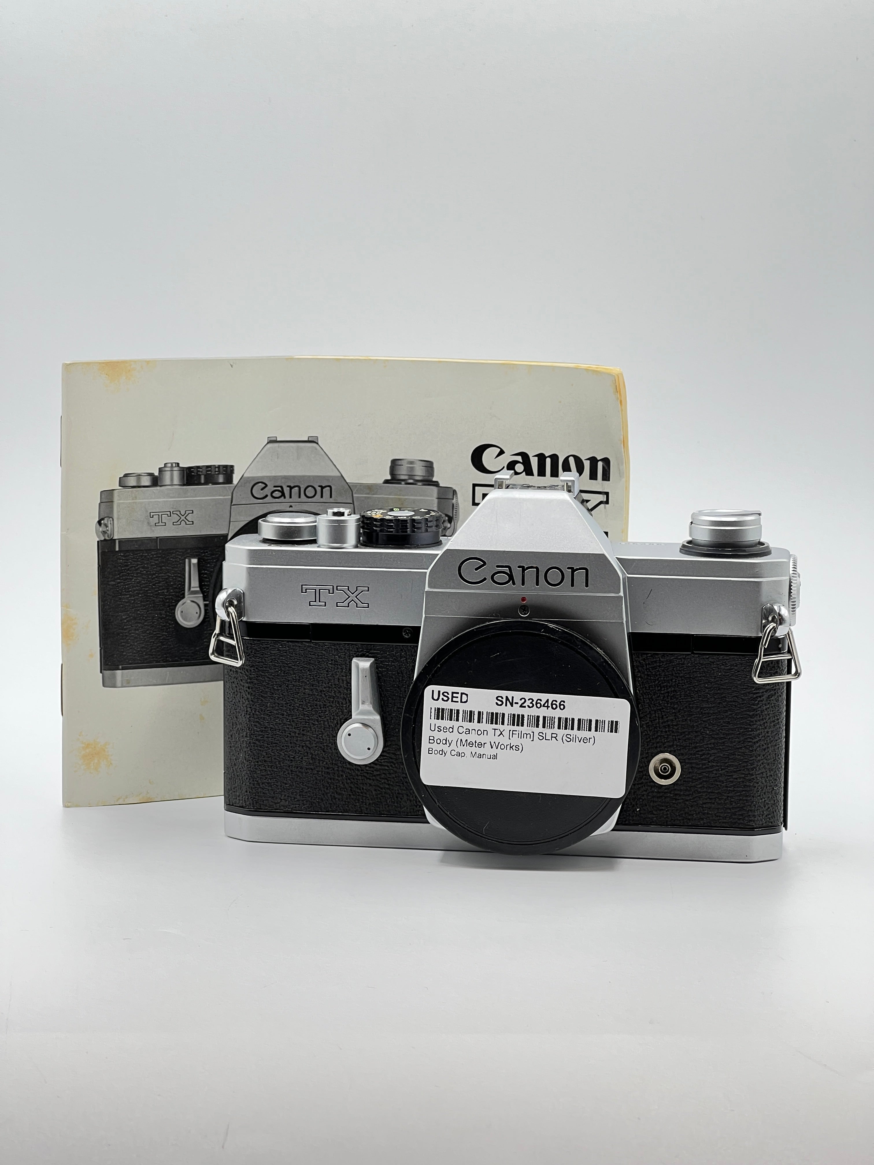 Used Canon TX [Film] SLR (Silver) Body (Meter Works)