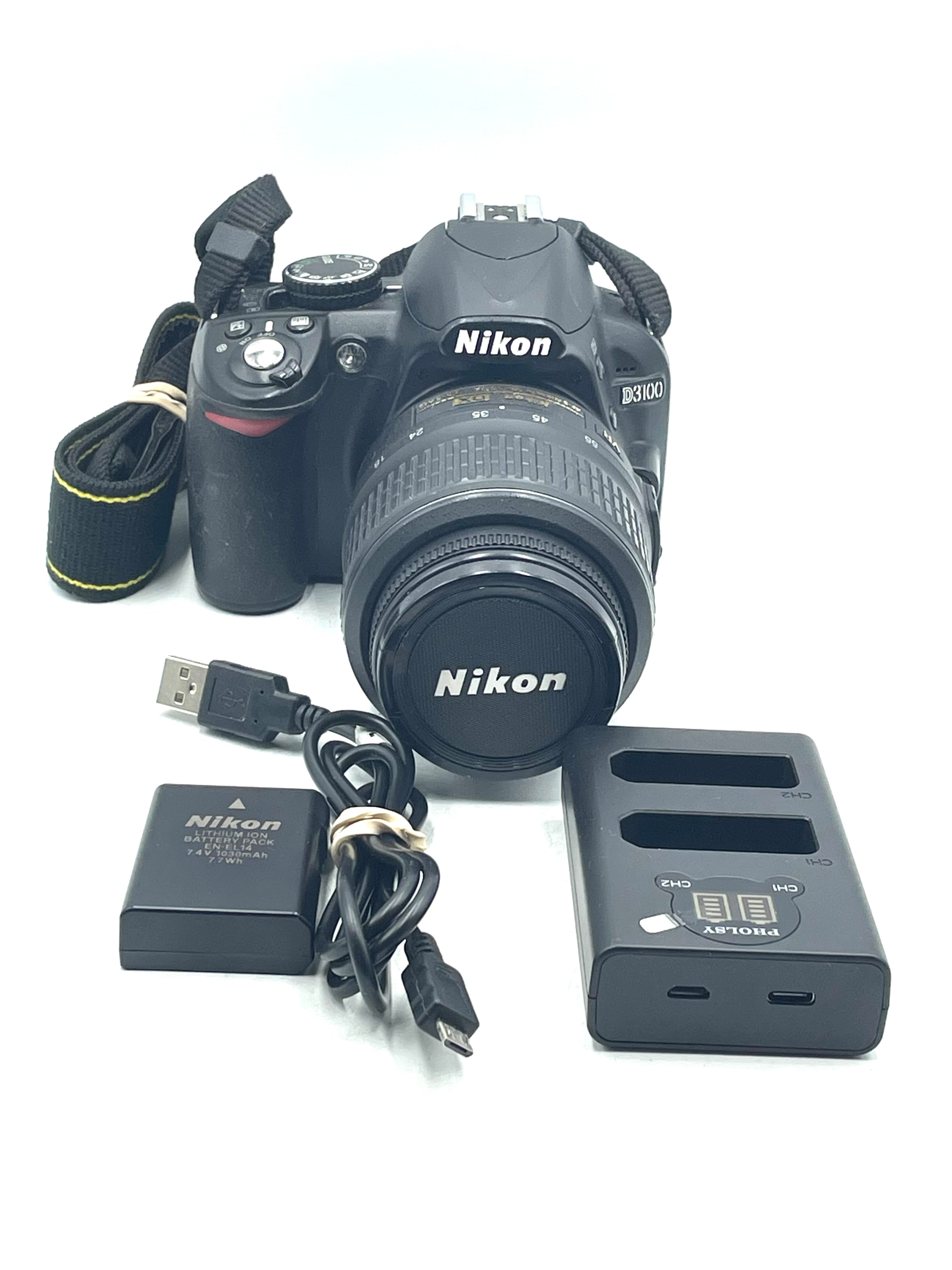 USED Nikon D3100 DSLR Kit With 18-55mm