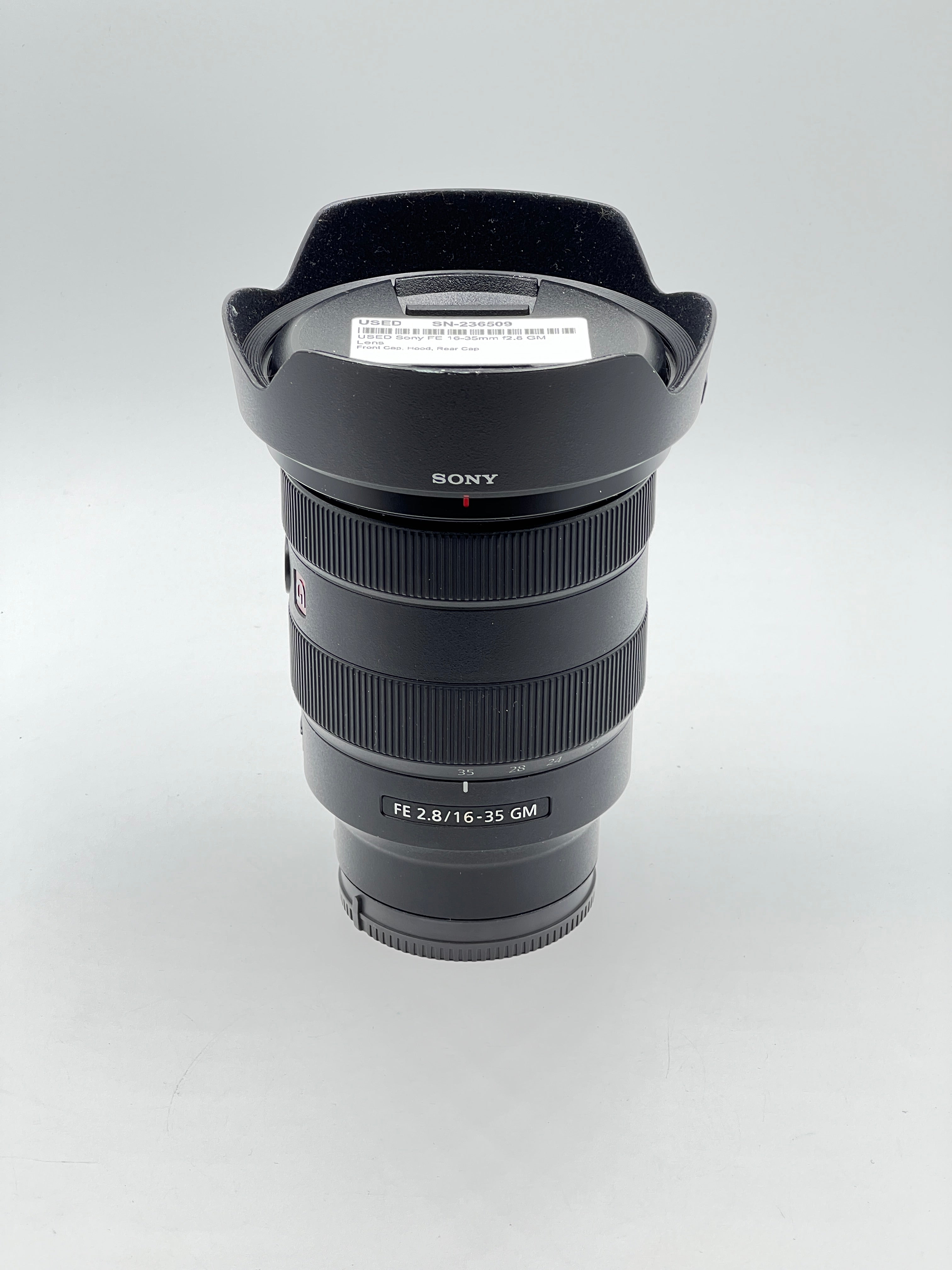 USED Sony FE 16-35mm f2.8 GM Lens