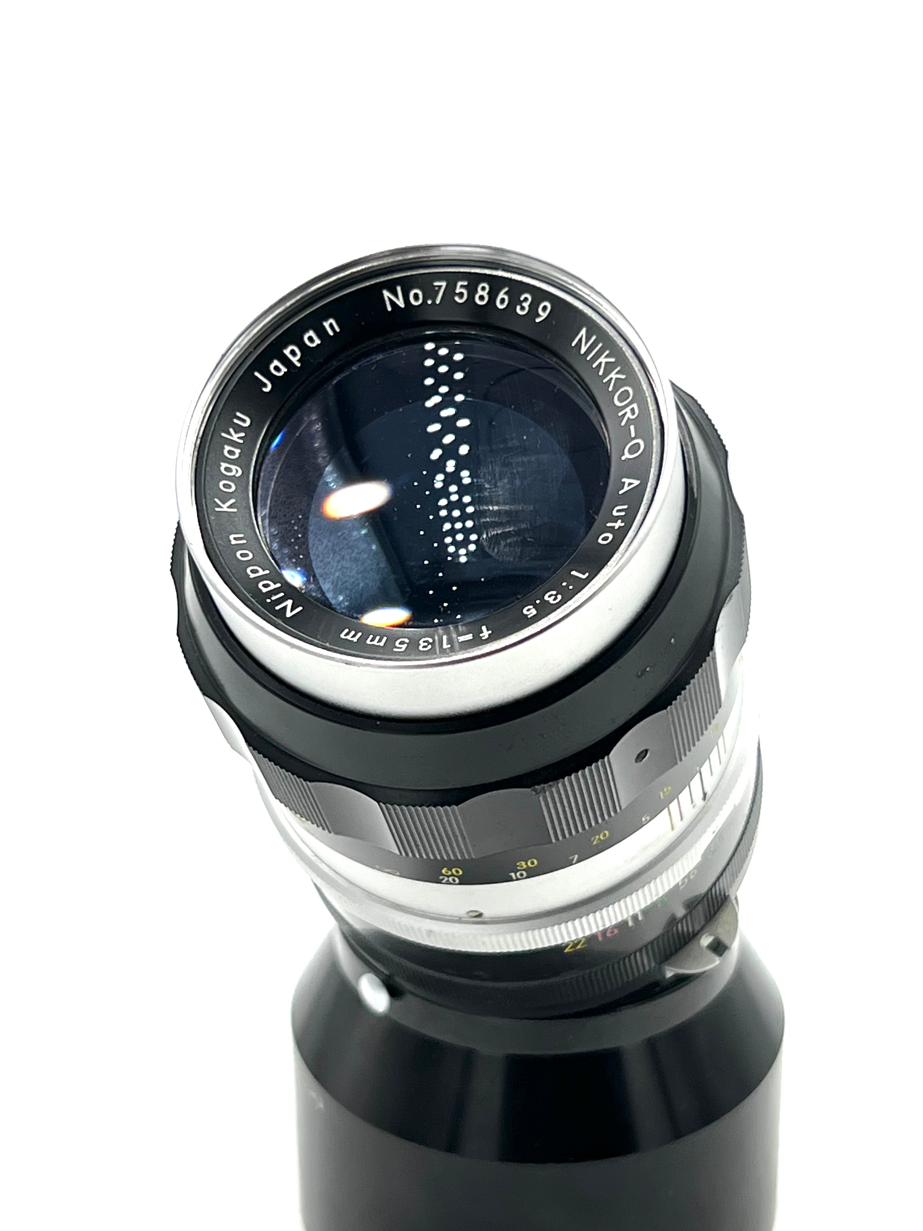 USED Nikon 135mm F3.5 MF Non AI Lens