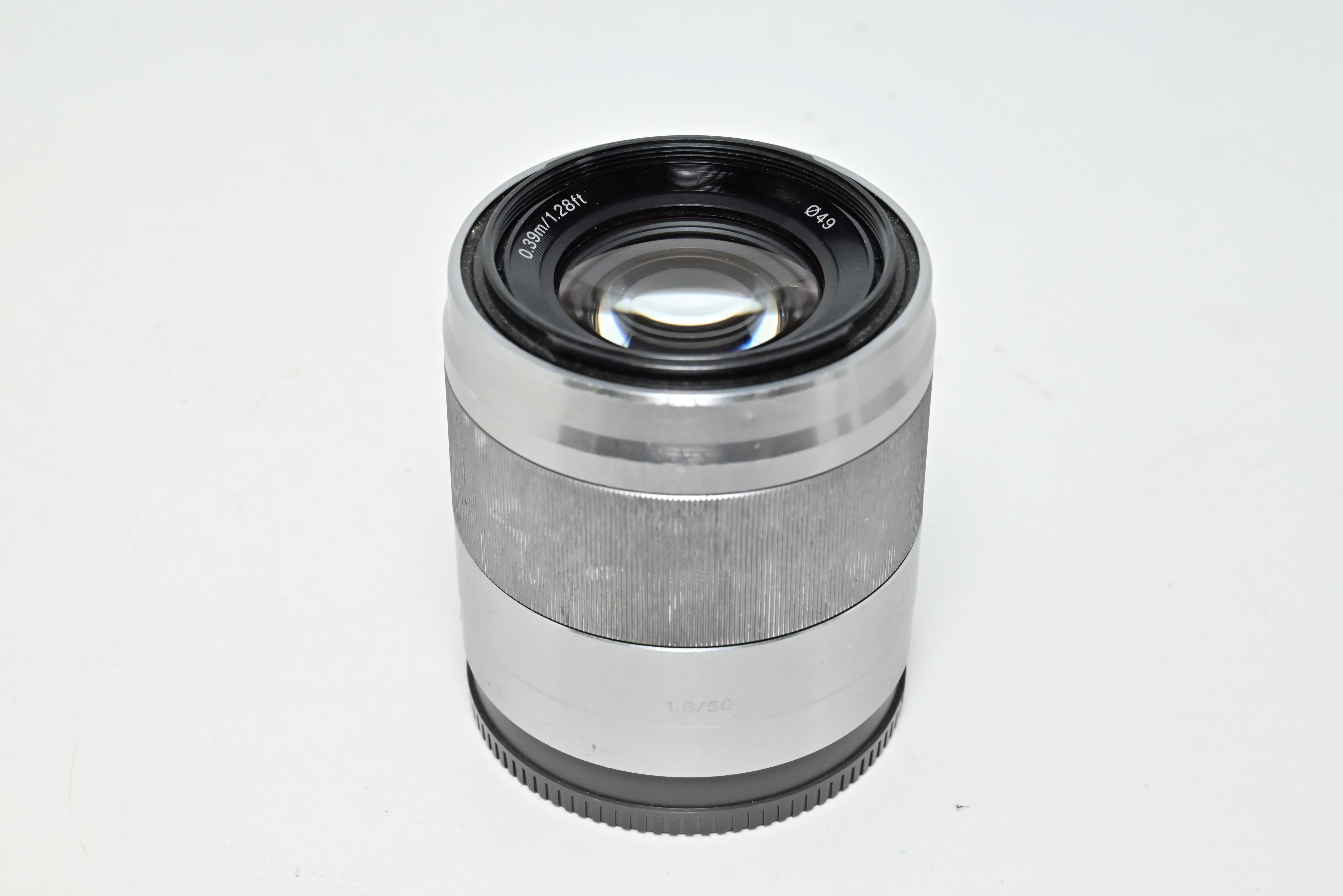 USED Sony 50mm F1.8 OSS E-Mount Lens (Silver)