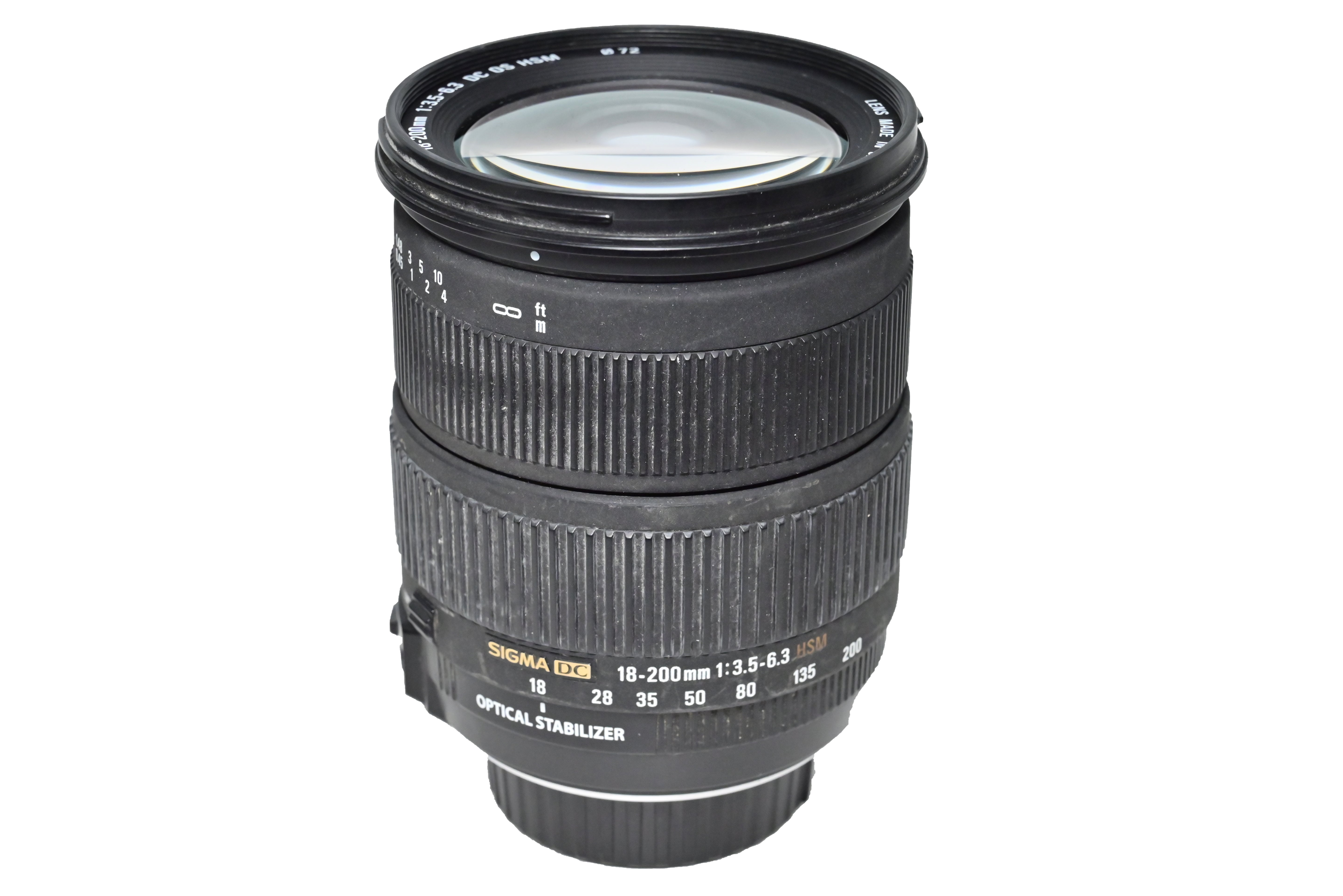 USED Sigma 18-200mm f3.5-6.3 DC HSM Lens (N-F)