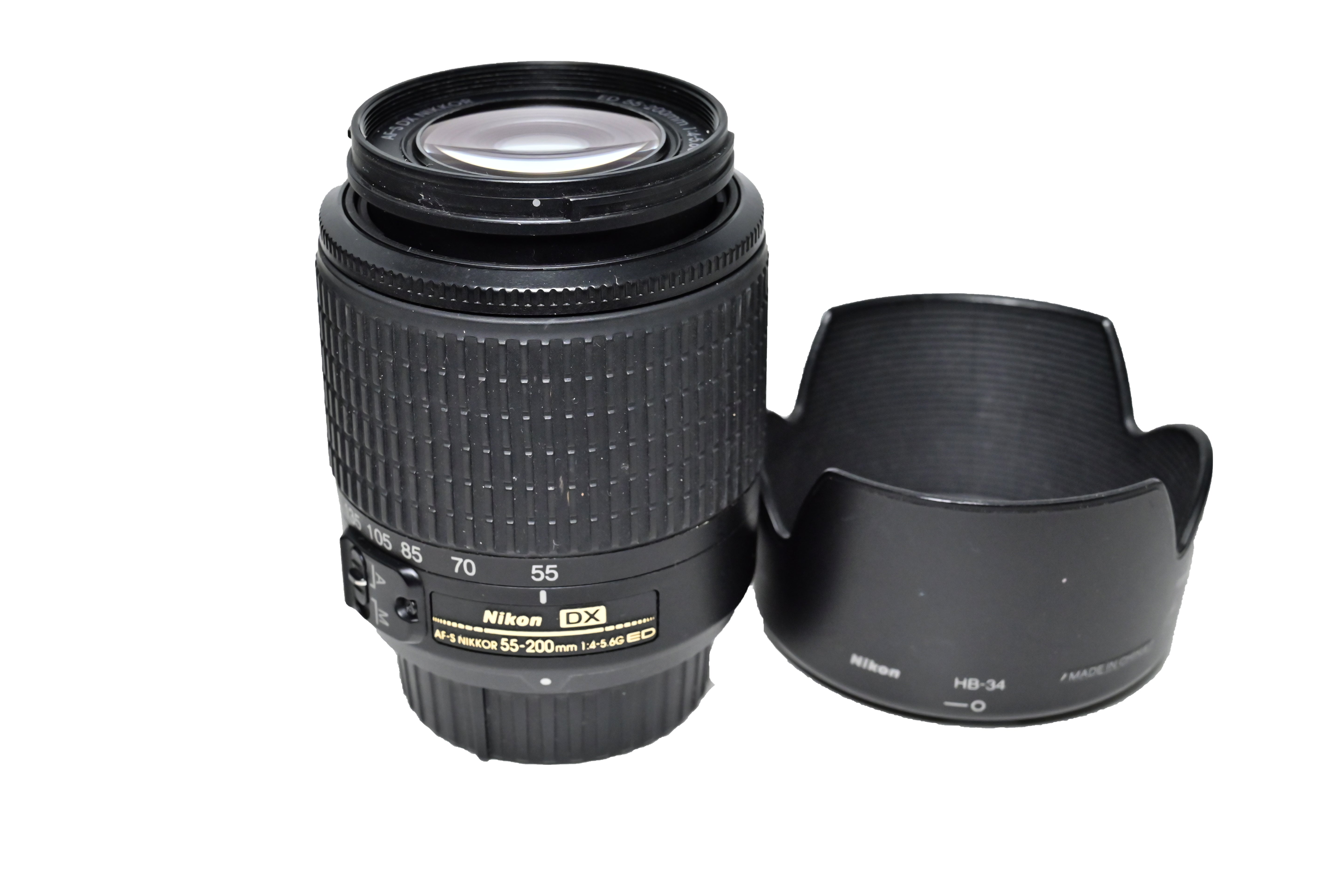 USED Nikon 55-200mm F4-5.6 G ED AF-S DX Lens