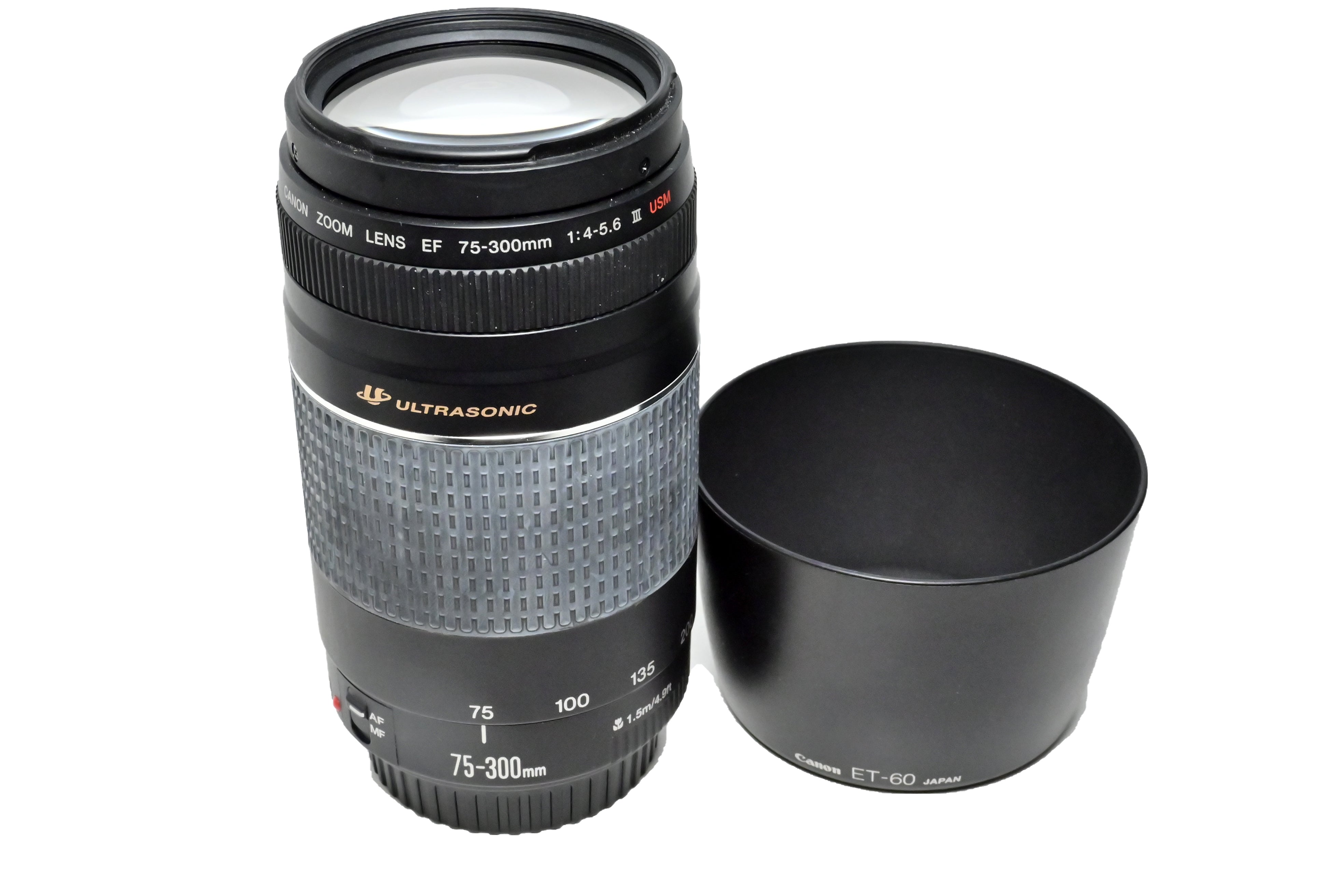 USED Canon 75-300mm F4-5.6 USM AF III Lens