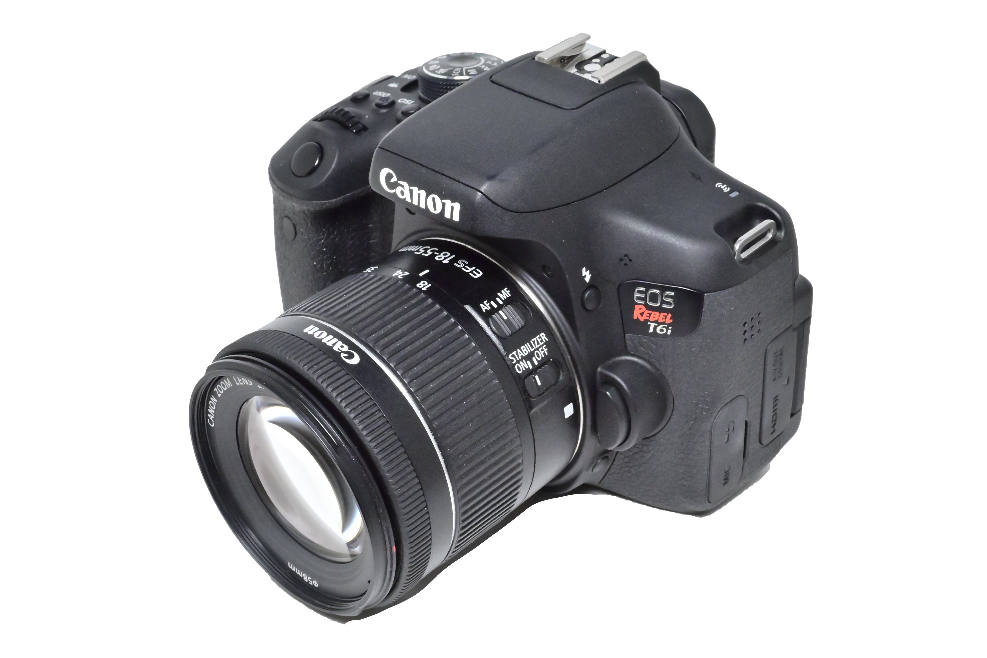 USED Canon EOS Rebel T6i w/18-55 IS STM