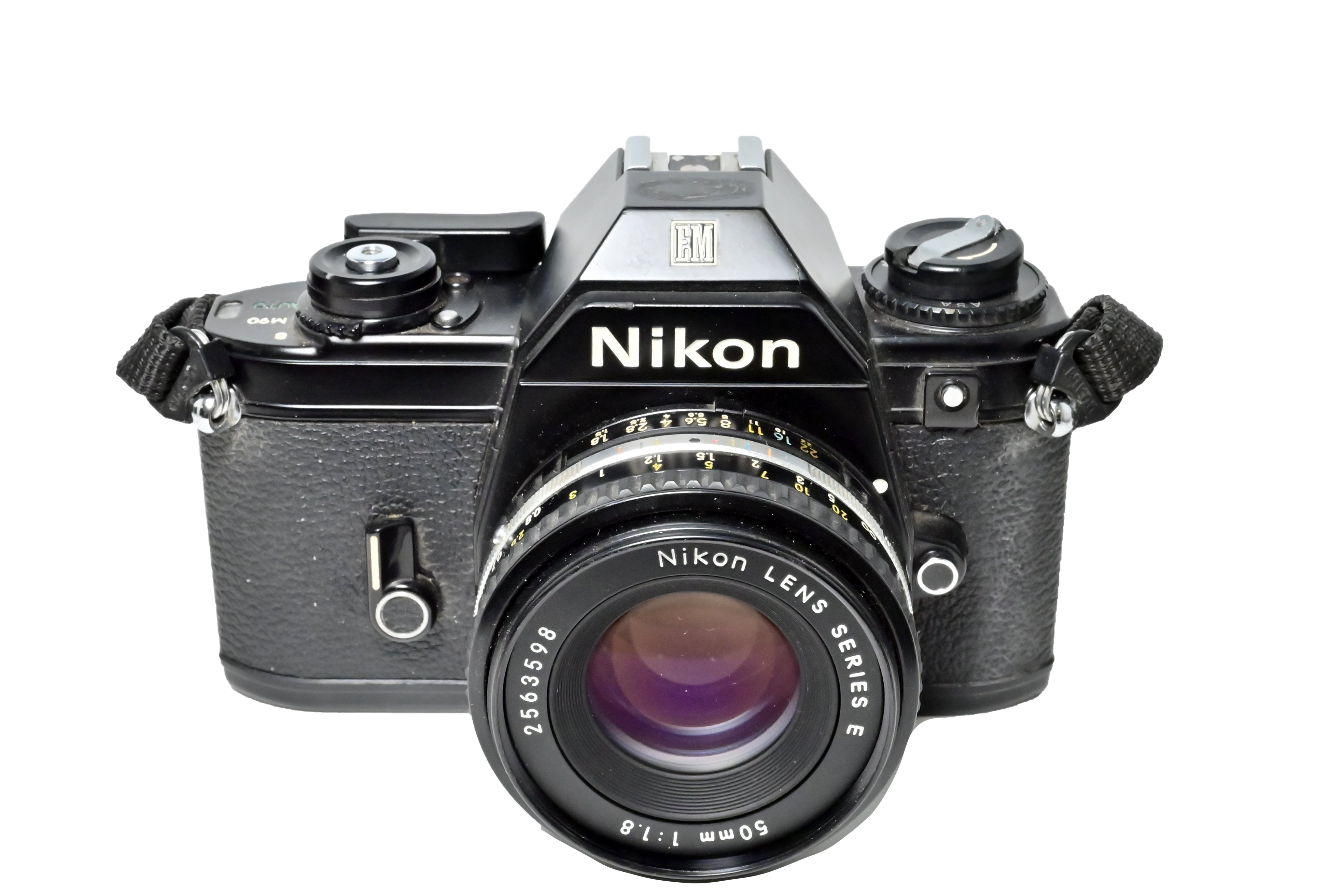 USED Nikon EM w/ 50mm f1.8 E Lens