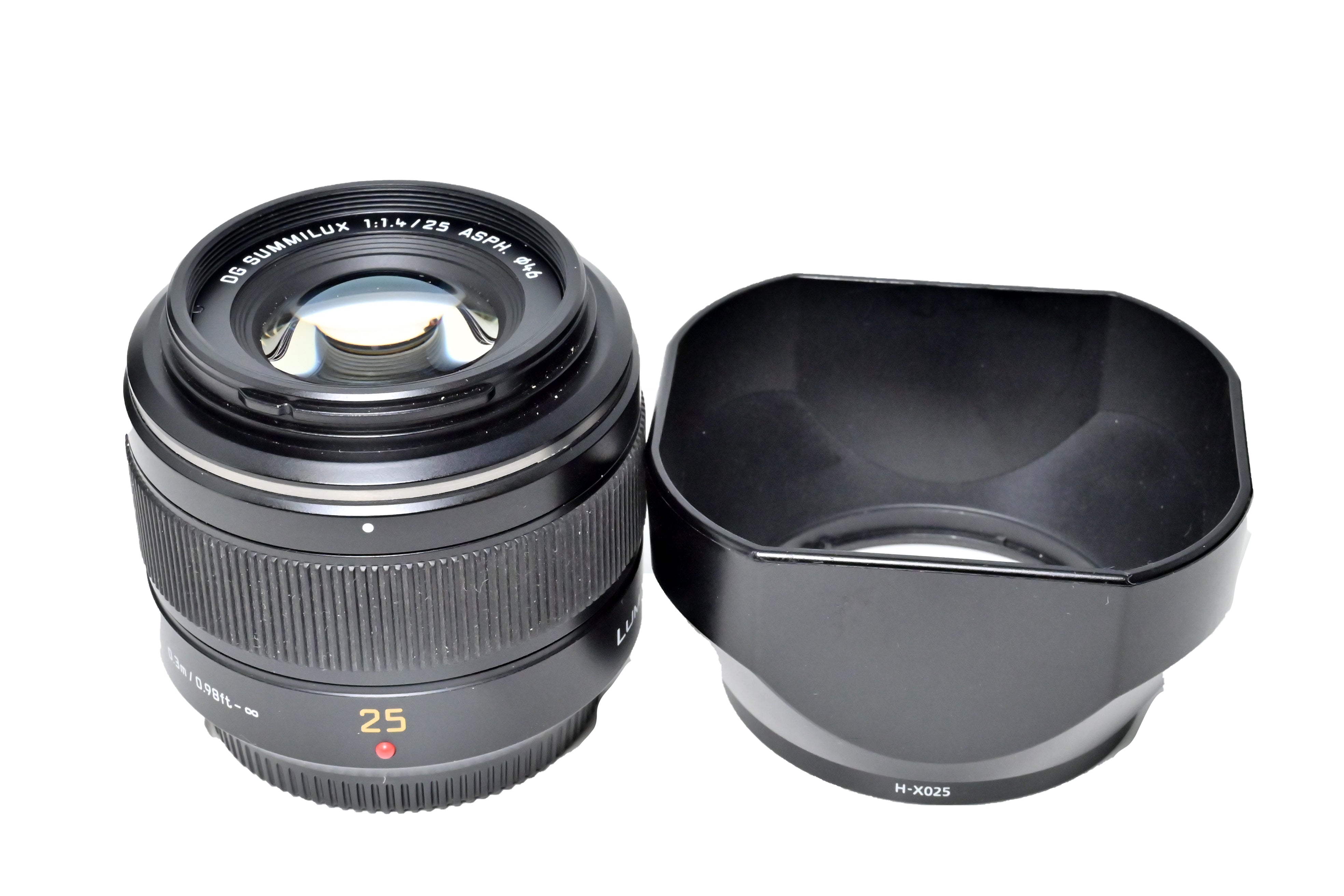 USED Panasonic Lumix 25mm f1.4 Leica DG Summilux