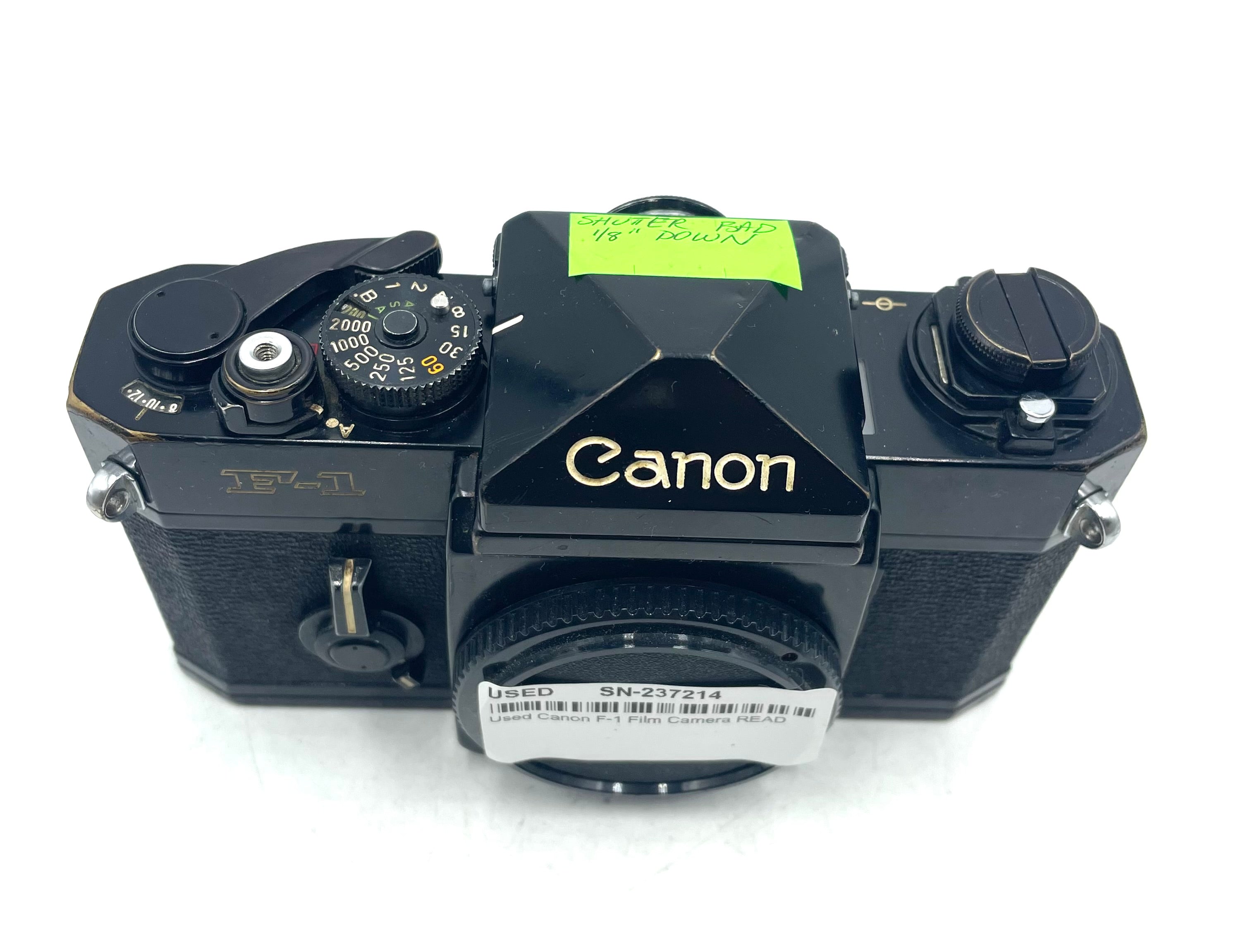 Used Canon F-1 Film Camera READ