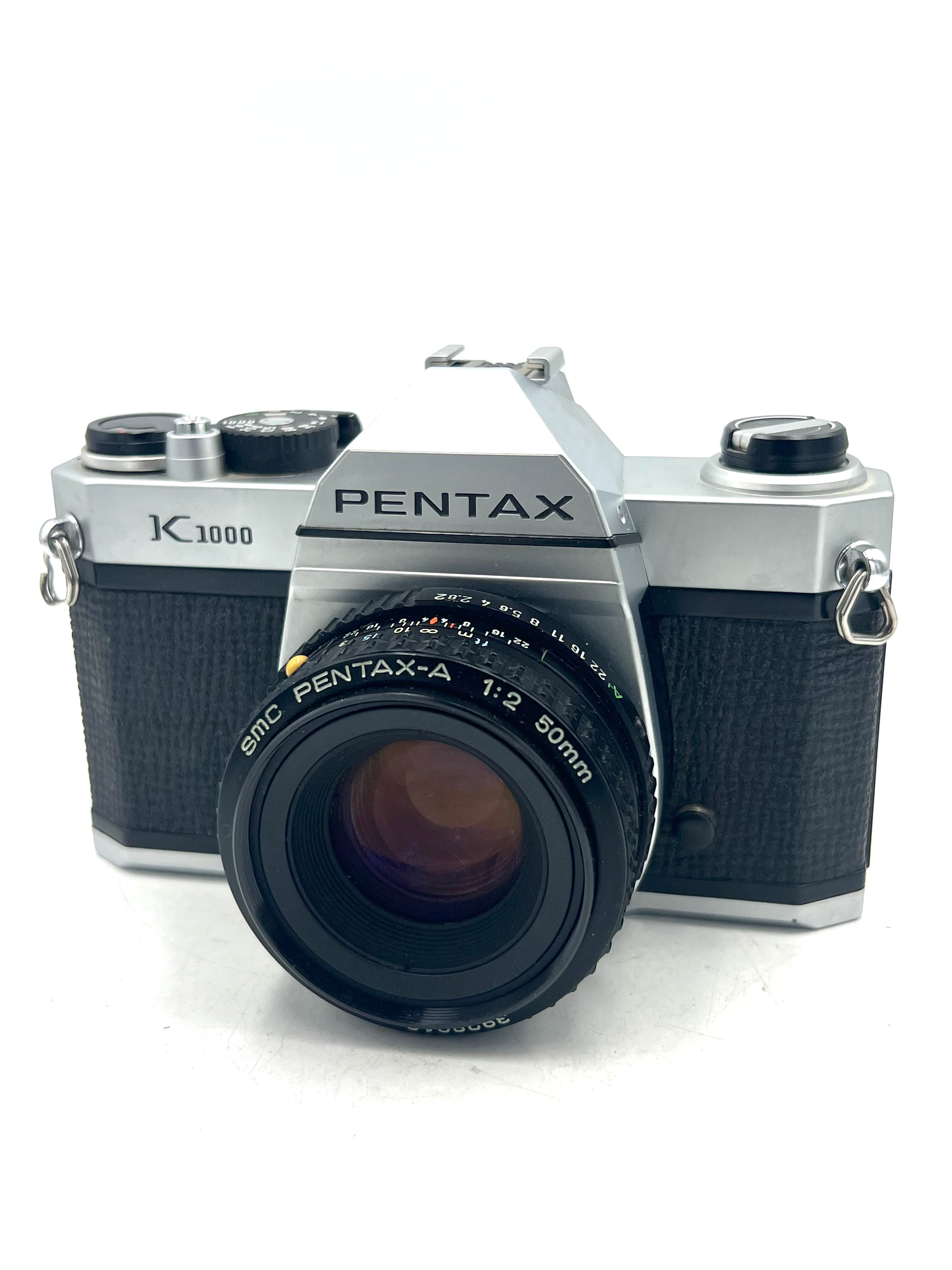 USED Pentax K1000 with 50mm 1.8 Lens (slight growth in viewfinder)