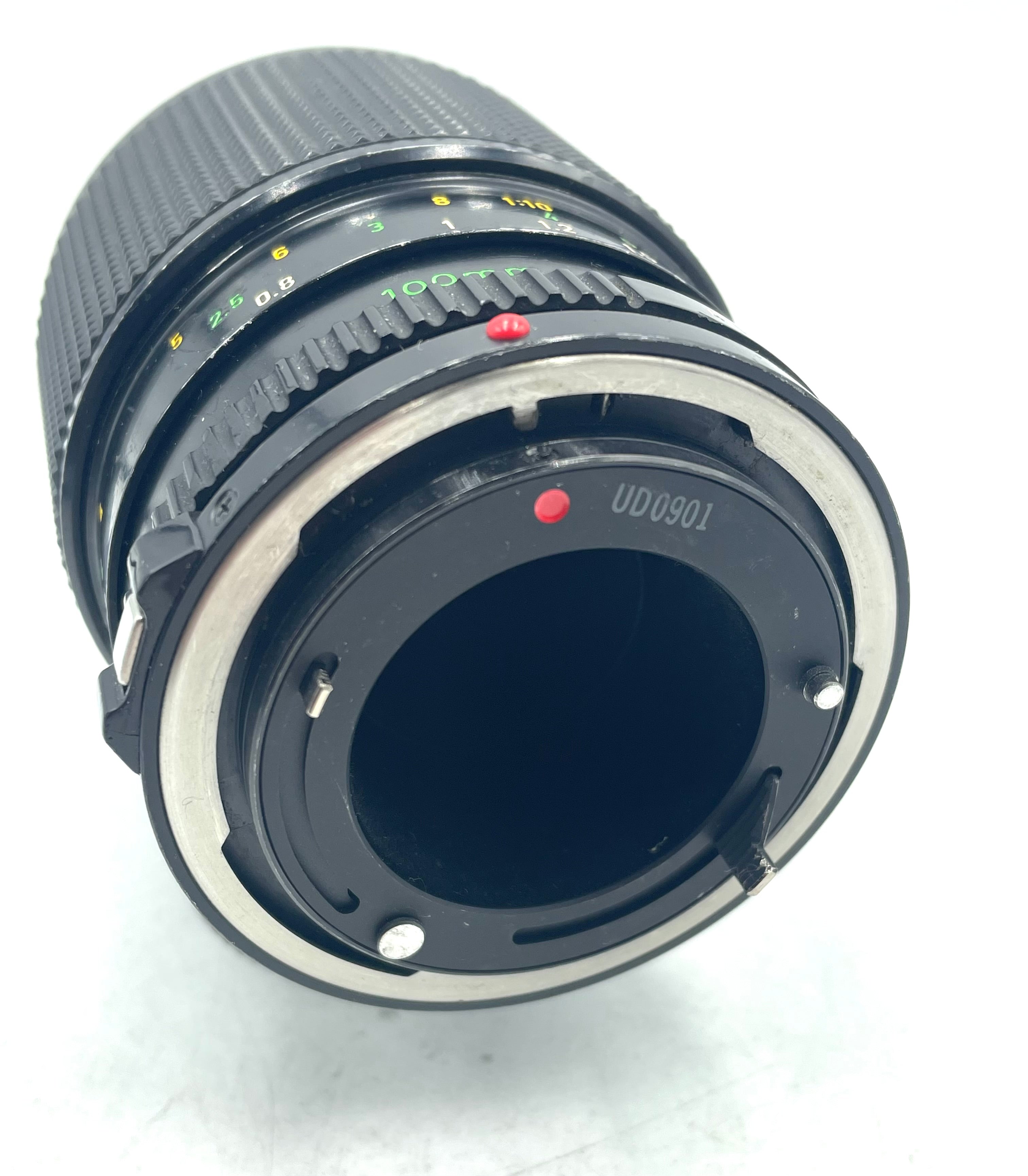 Used Canon 100mm f4 FD Macro w/ Extension Tube