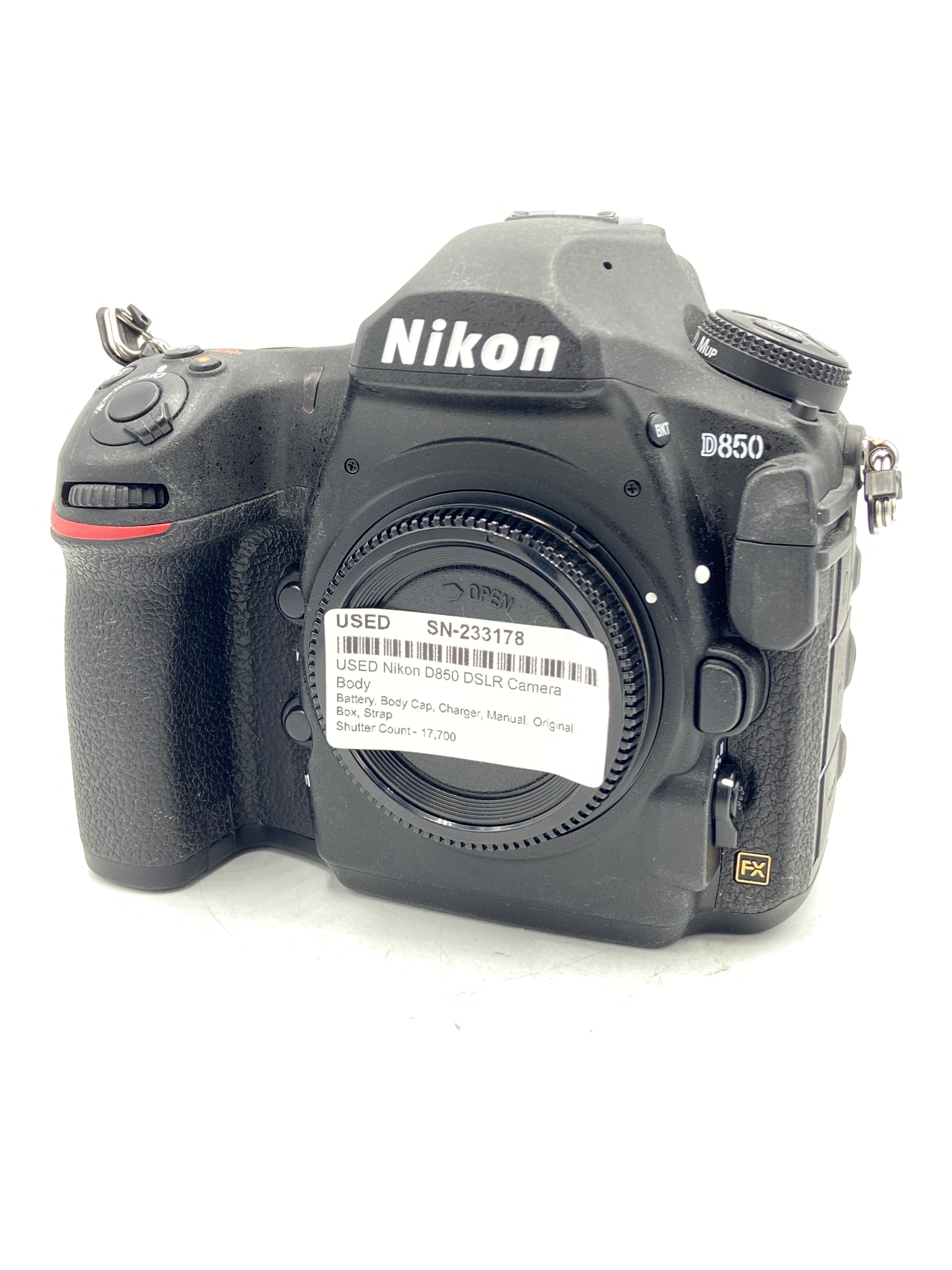 USED Nikon D850 DSLR Camera Body