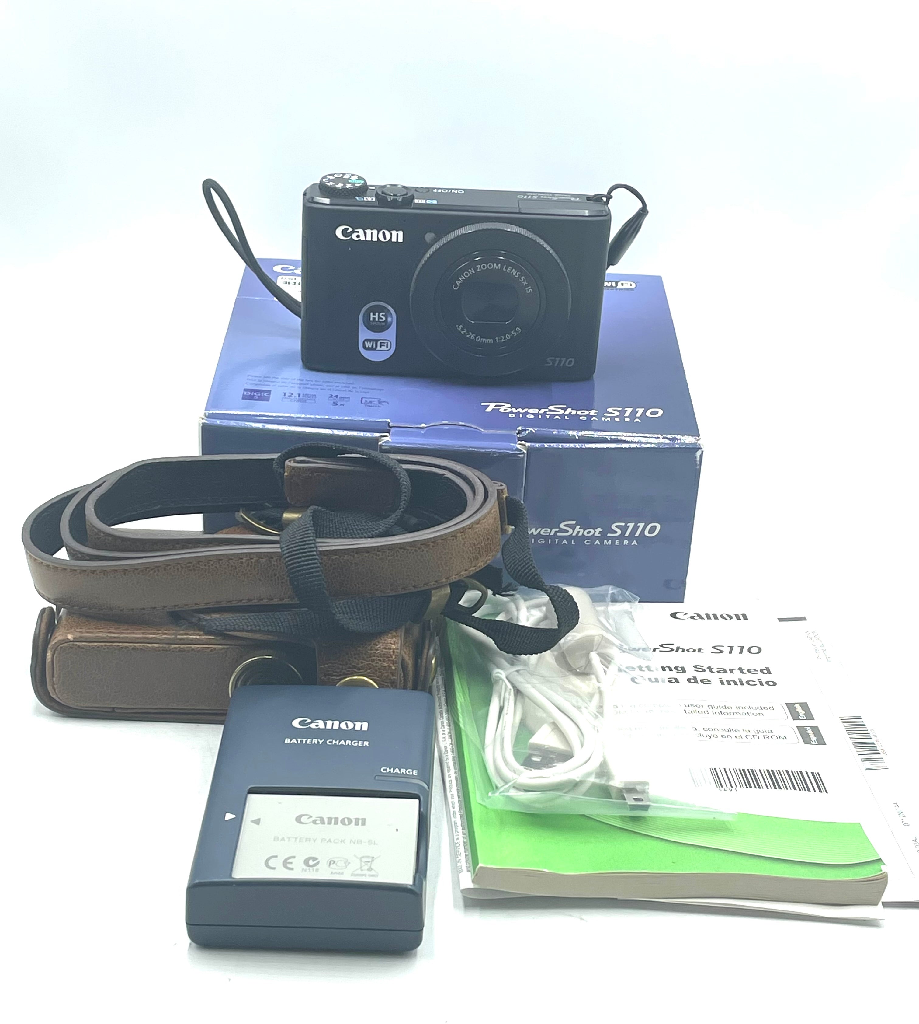 Used Canon Powershot S110 Digital Point and Shoot Camera