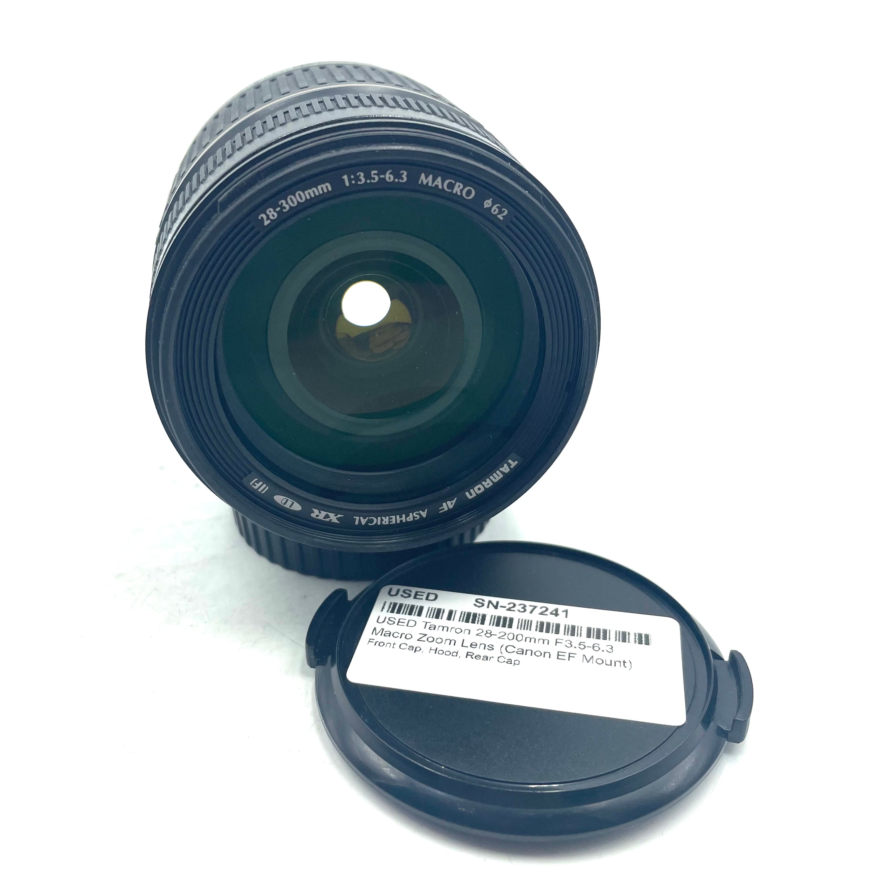 USED Tamron 28-200mm F3.5-6.3 Macro Zoom Lens (Canon EF Mount)