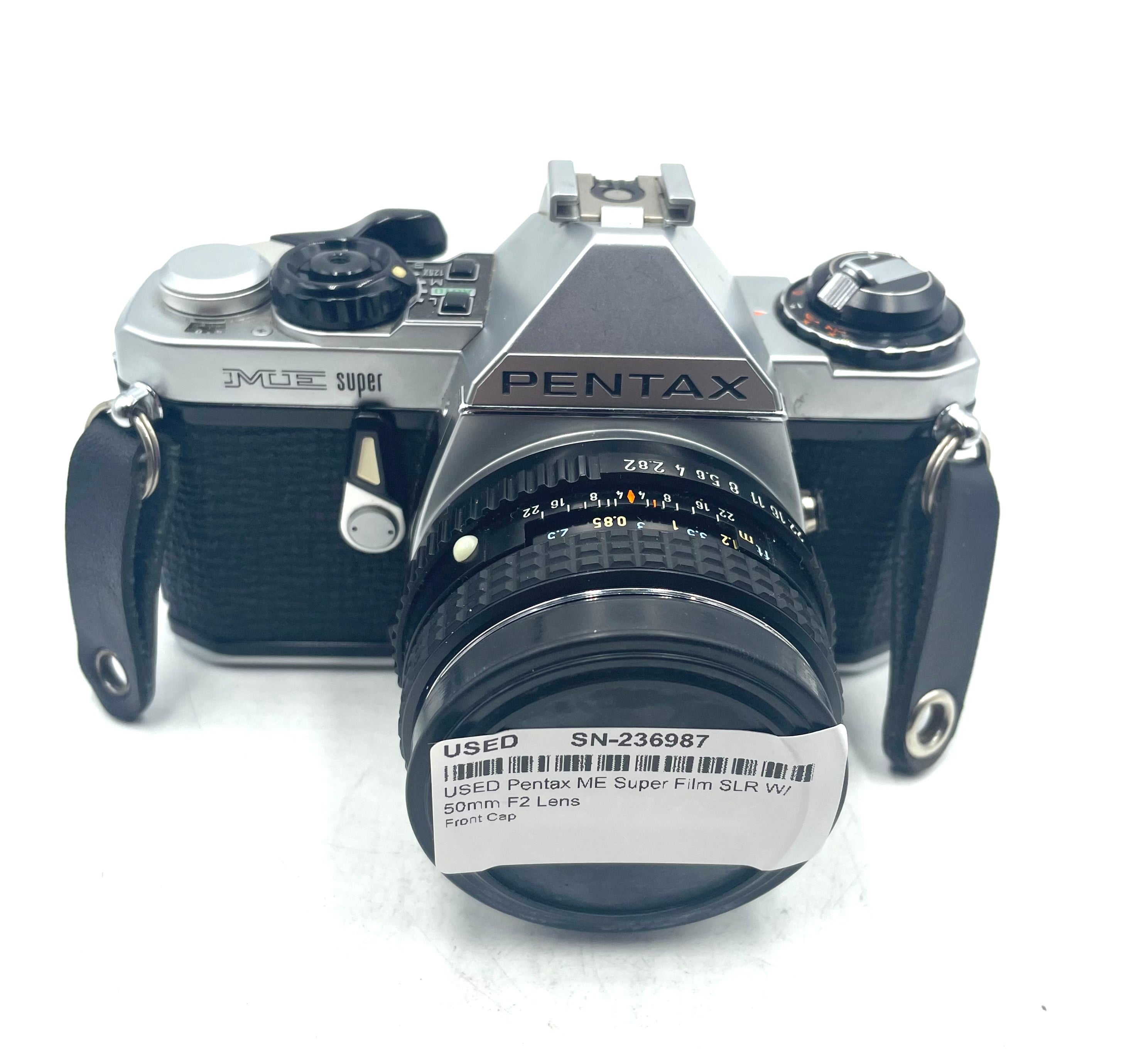 USED Pentax ME Super Film SLR W/ 50mm F2 Lens