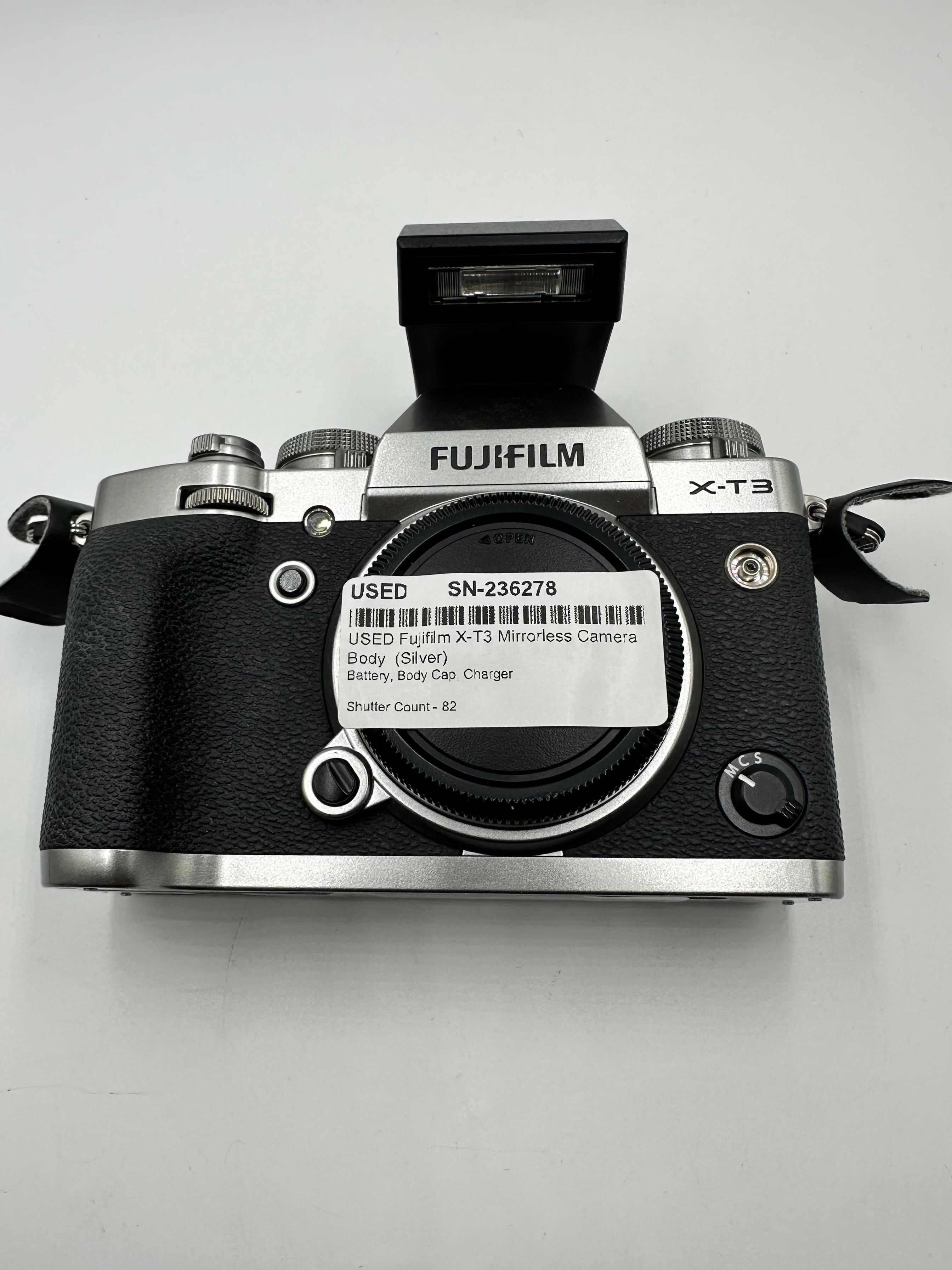 USED Fujifilm X-T3 Mirrorless Camera Body  (Silver)