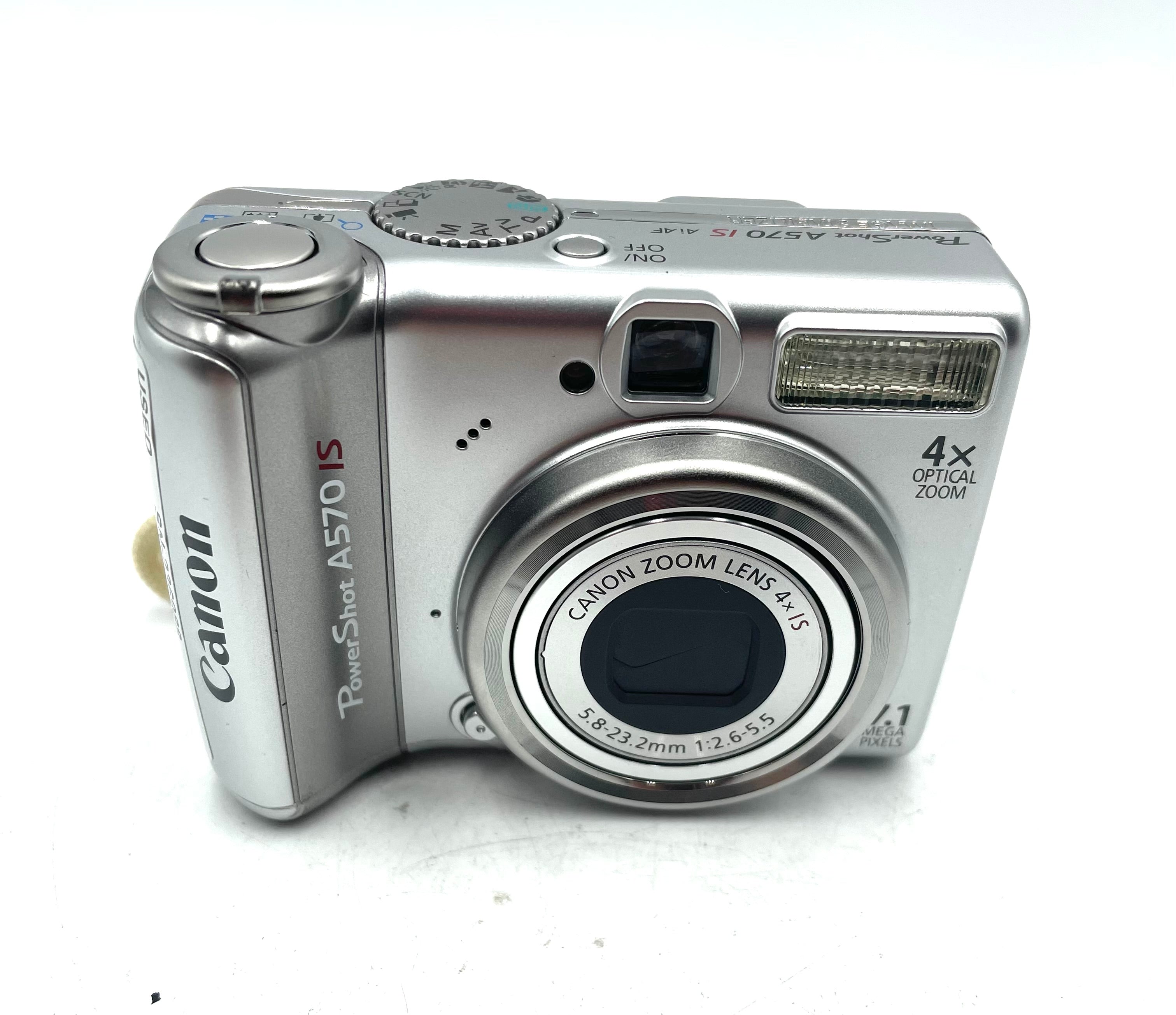 Used Canon Powershot A570 IS Digital Point and Shoot Camera