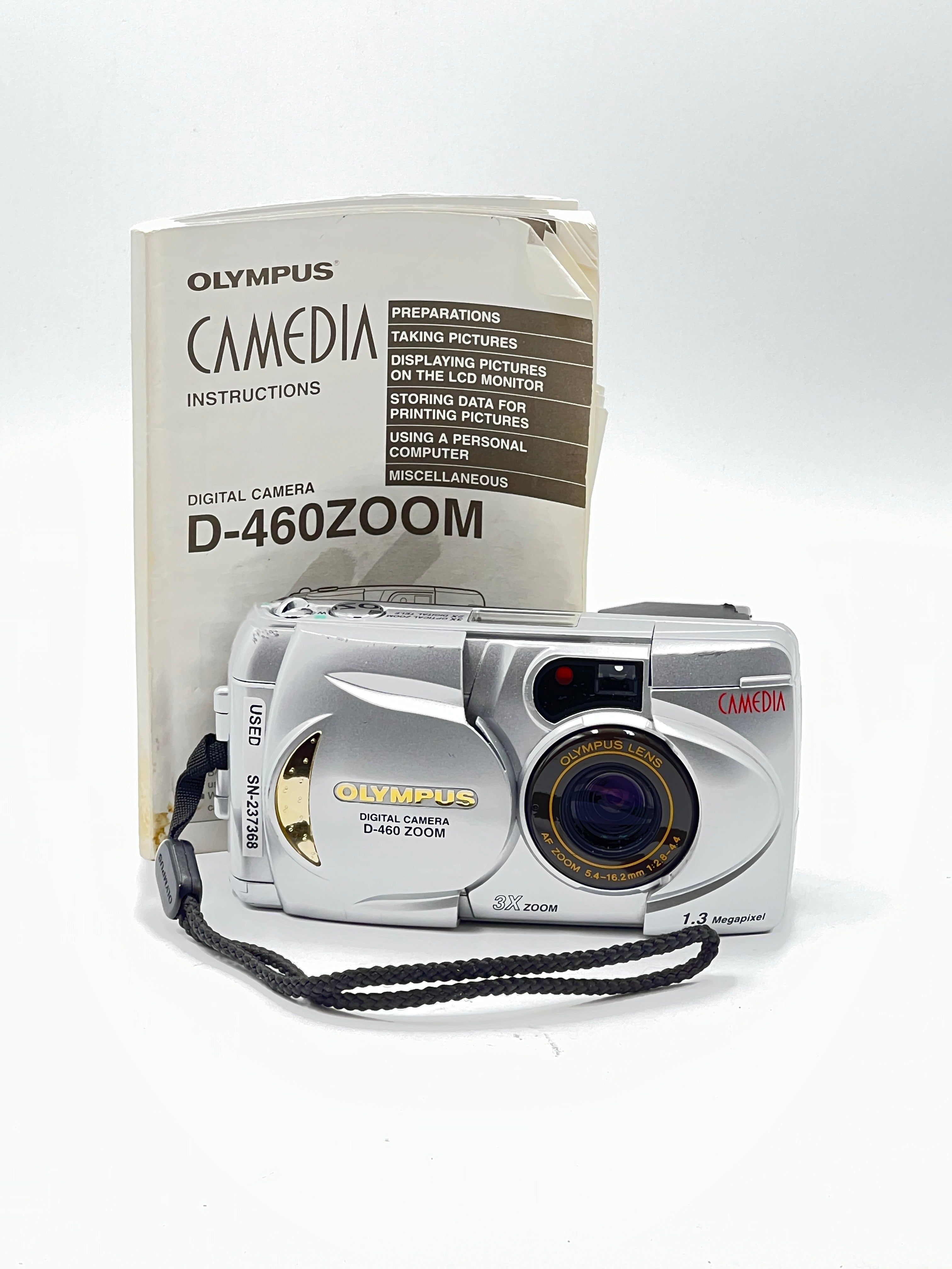 Used Olympus Camedia D-460 Zoom (1.3MP) Digital Point & Shoot Camera